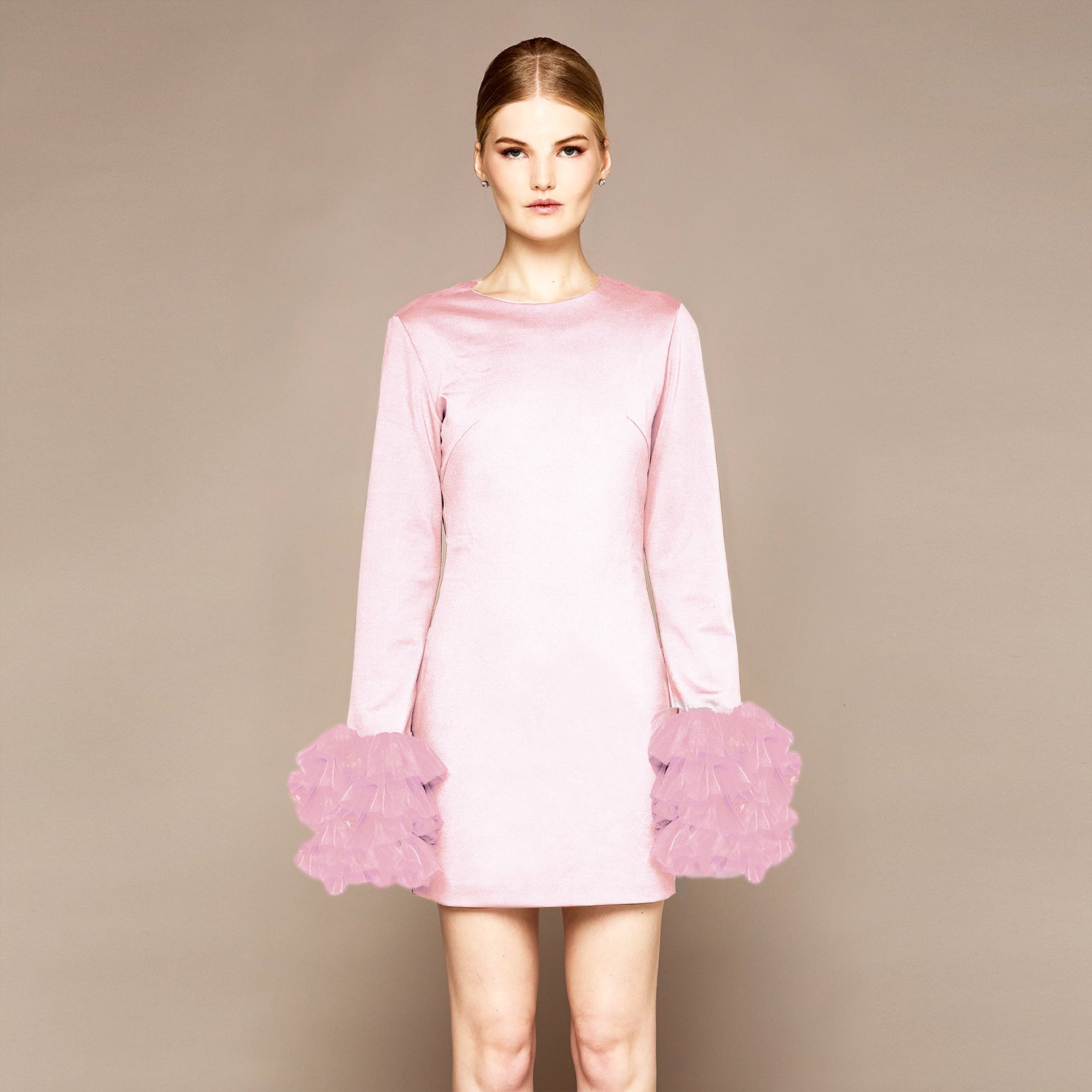 MME. TULLE COCKTAIL DRESS - PETAL