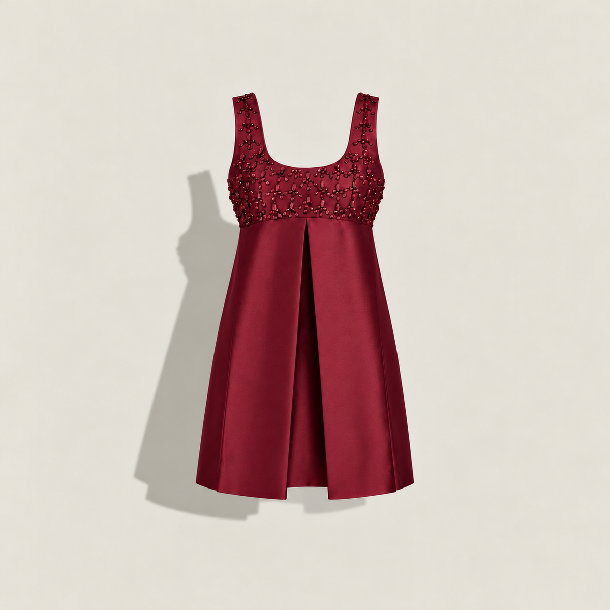 MME. MOUTON DRESS - BURGUNDY