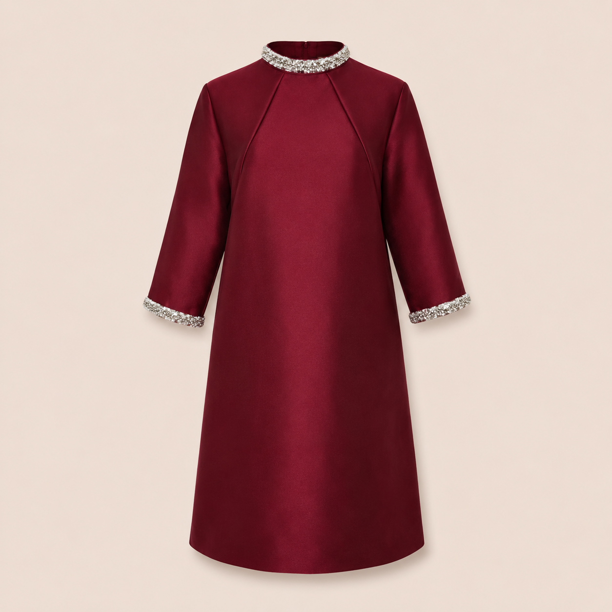 MME. MUMU Dress - BURGUNDY