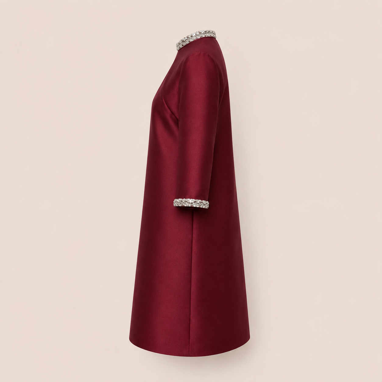 MME. MUMU Dress - BURGUNDY