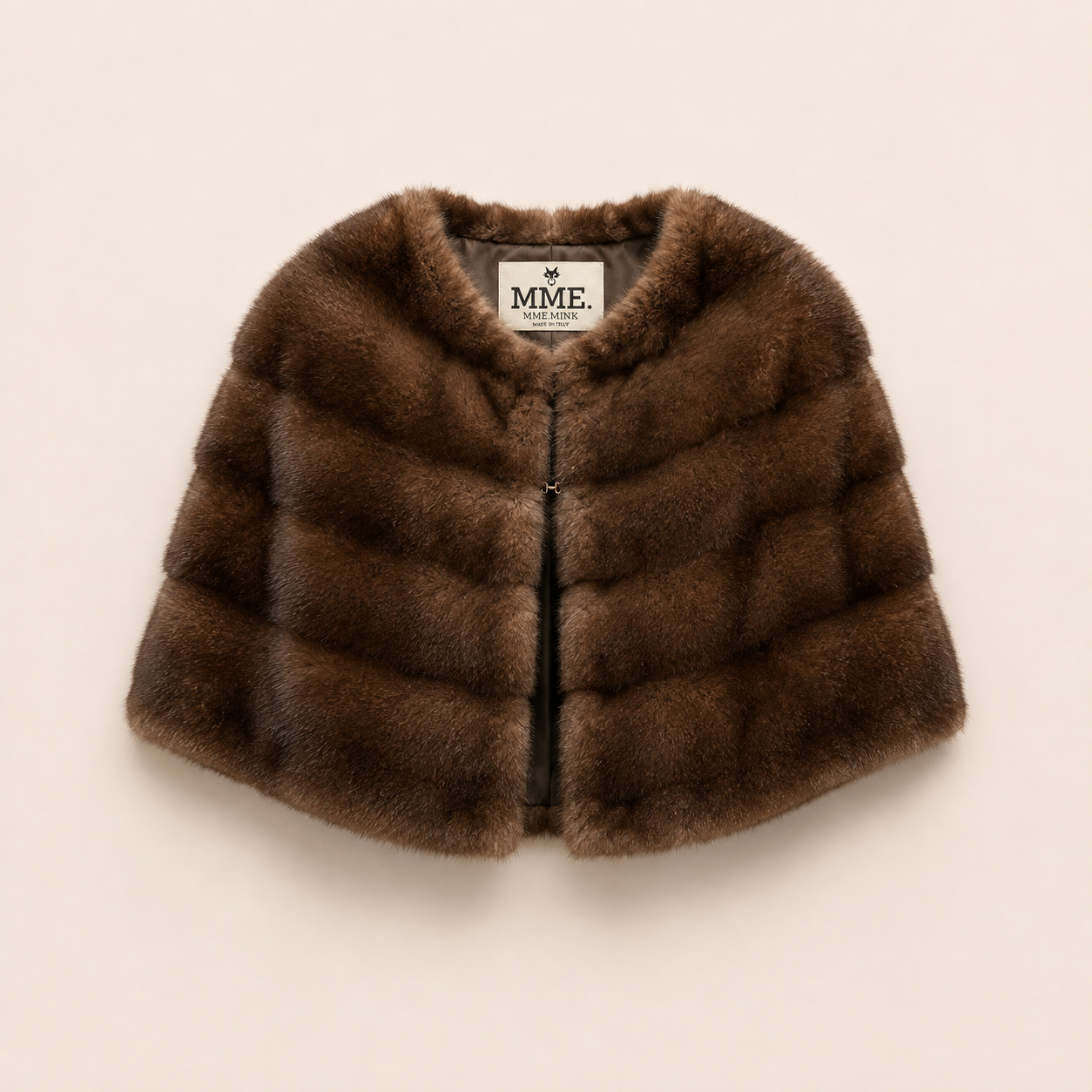 THE MINKY CAPELETTE - SABLE MINK