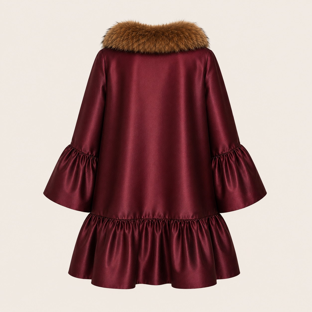 MME.MADISON SATIN TWILL DRESS - ROSE