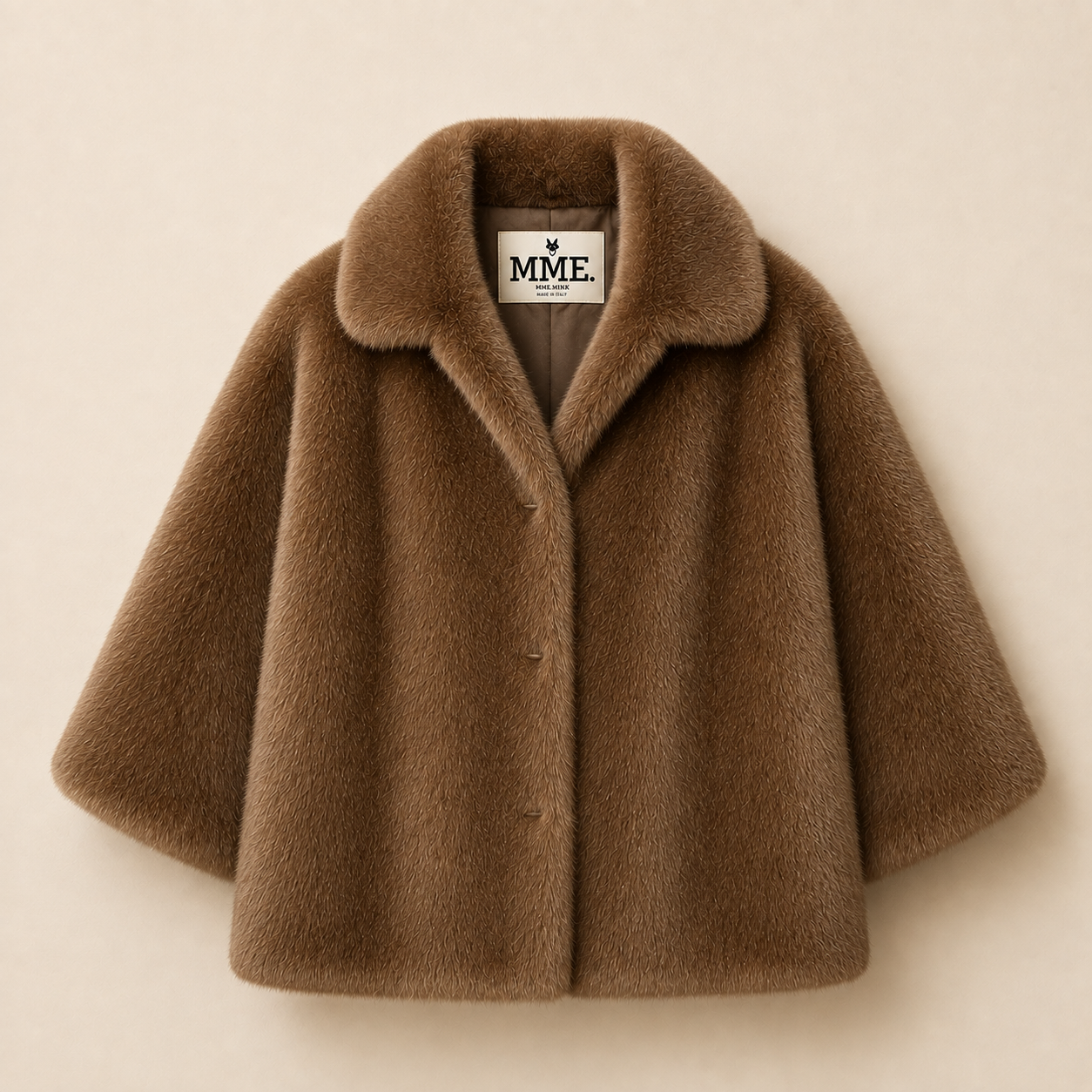 THE MINKY DAY COAT - COCOA