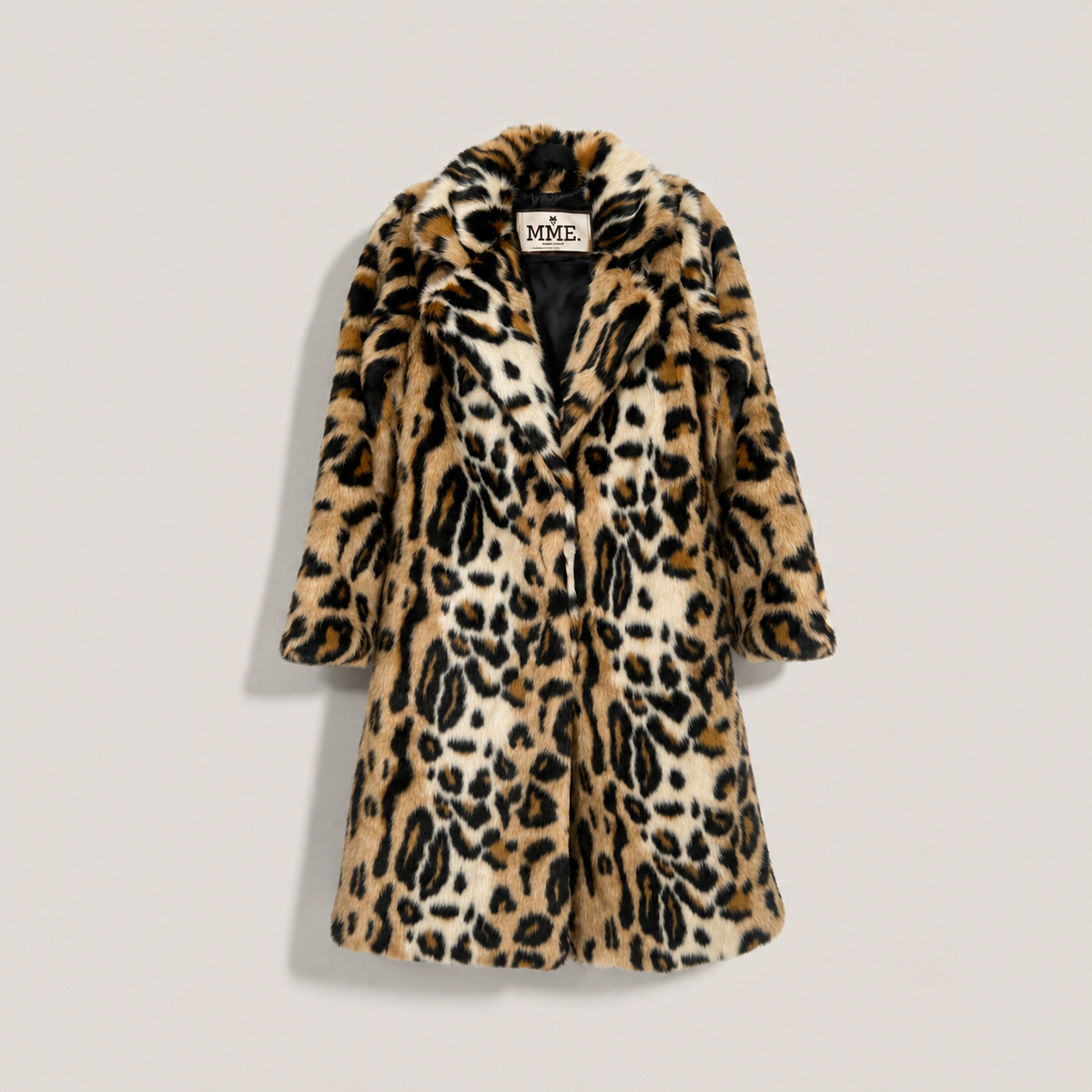Leopard Print Coat – Faux Fur 3/4 Jacket | MME.MINK