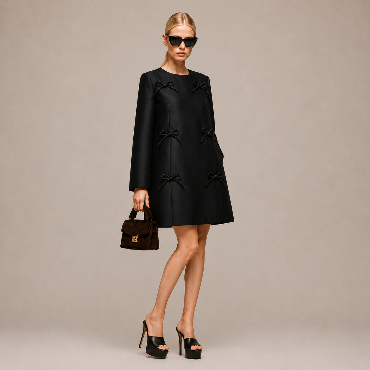 MME. LULU DRESS - NOIR