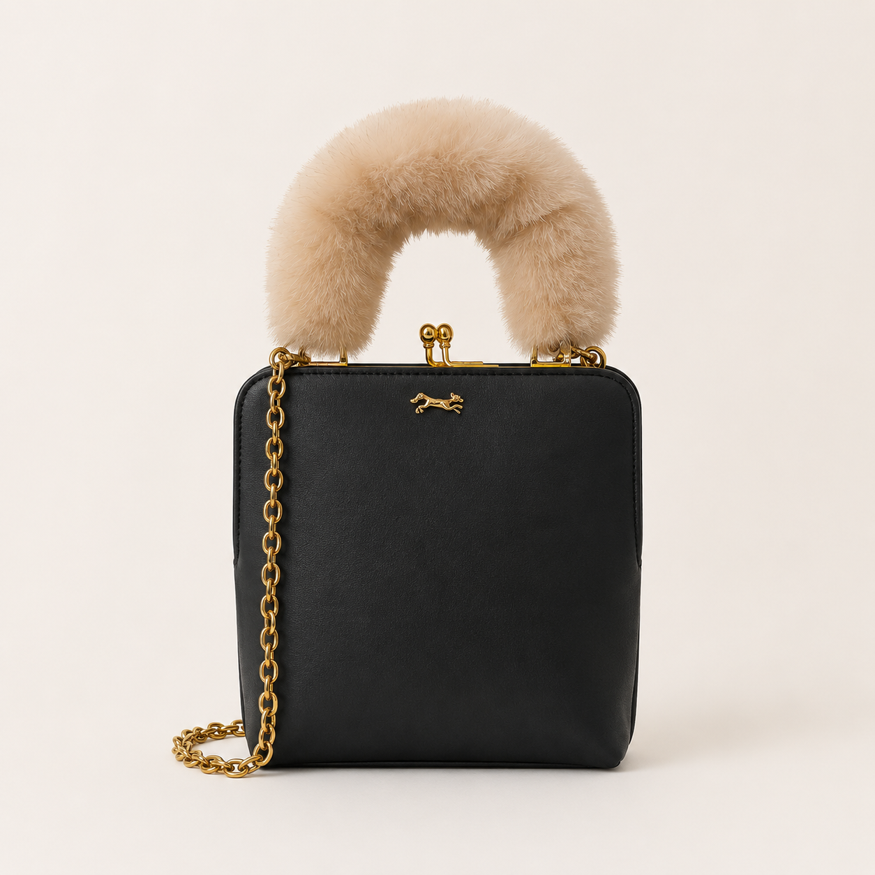 MME. No. 6 Bamboo Clutch - NOIR