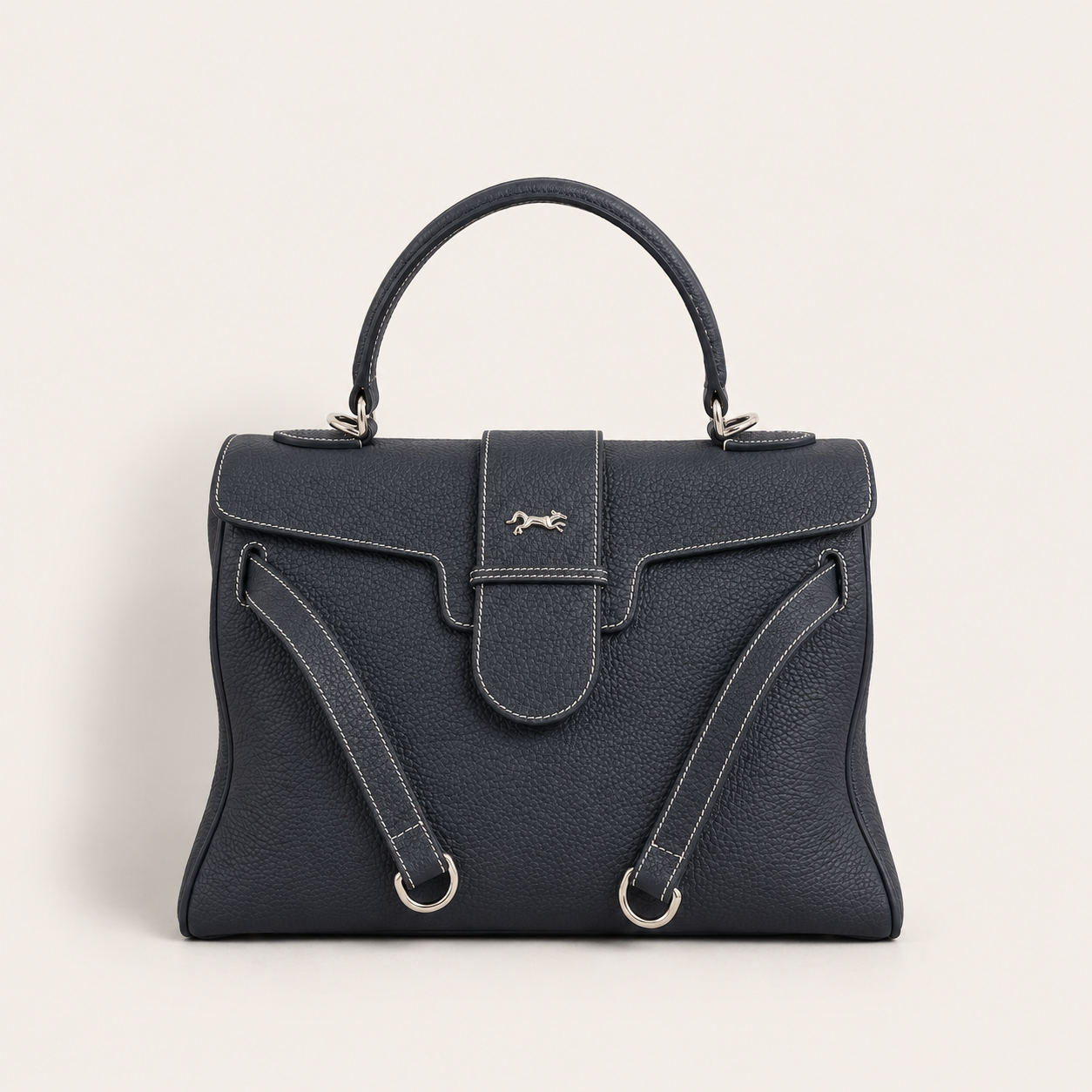The ONASSIS 30cm LADY BAG - DARK JEAN