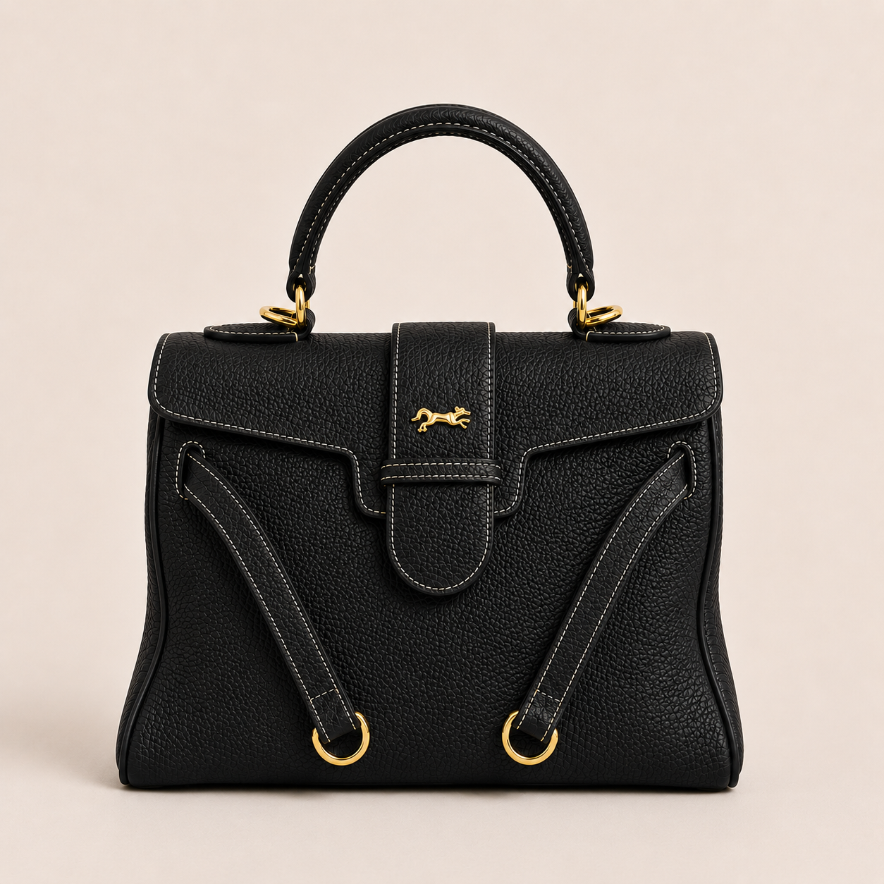 The ONASSIS 30cm LADY BAG - NOIR