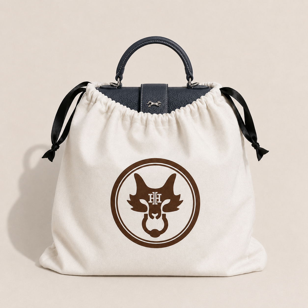 The ONASSIS 30cm LADY BAG - DARK JEAN