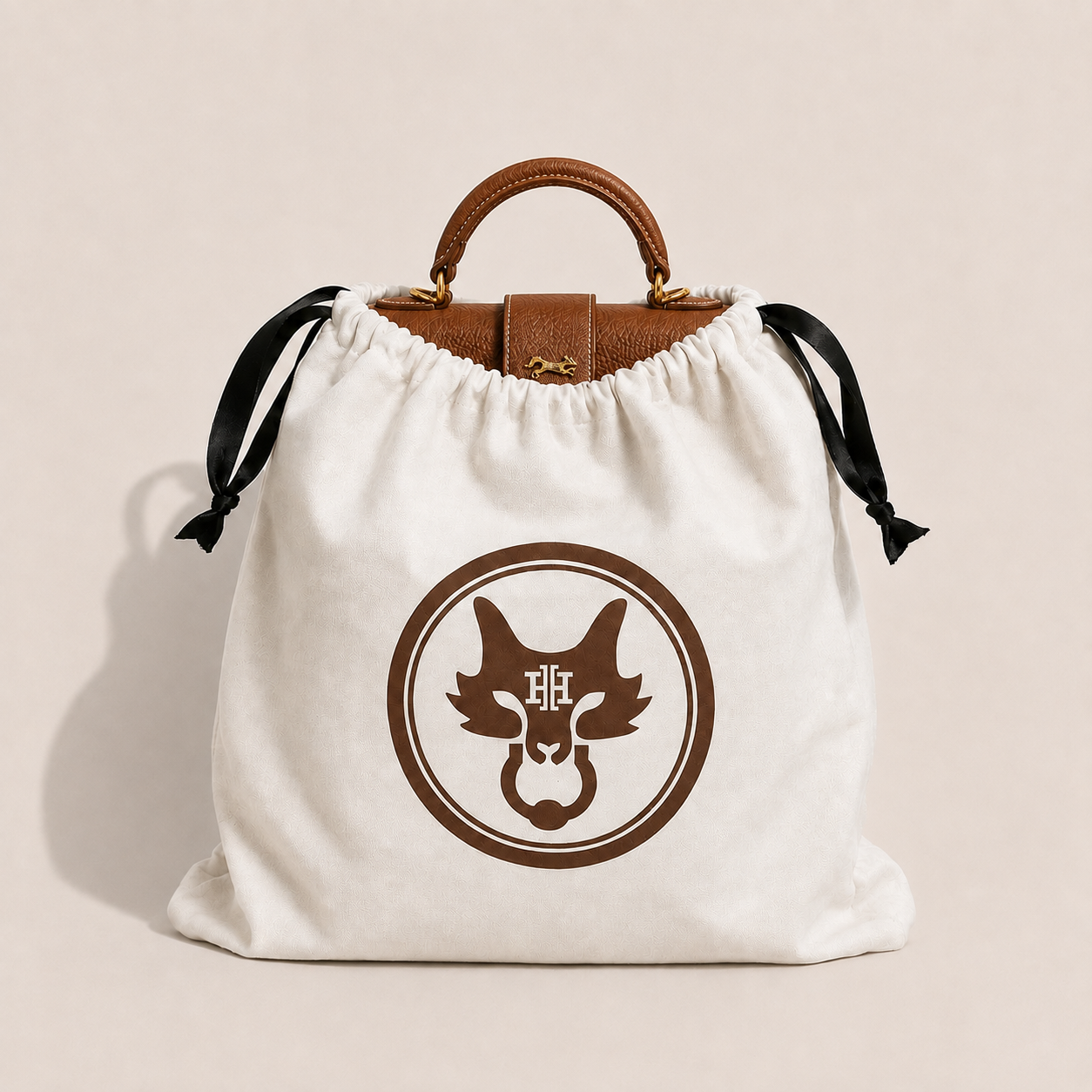 The ONASSIS 30cm LADY BAG - SADDLE