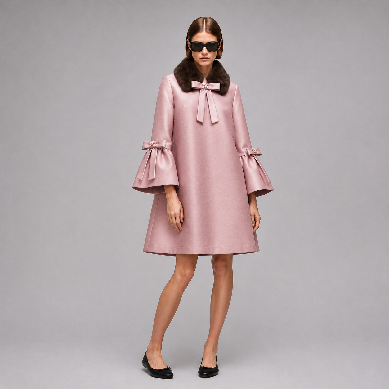 OPERA MINK GOWN - ROSE