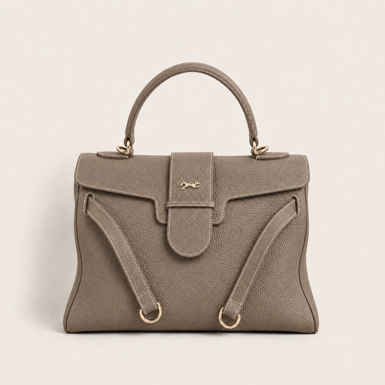 The ONASSIS 30cm LADY BAG - MOCHA