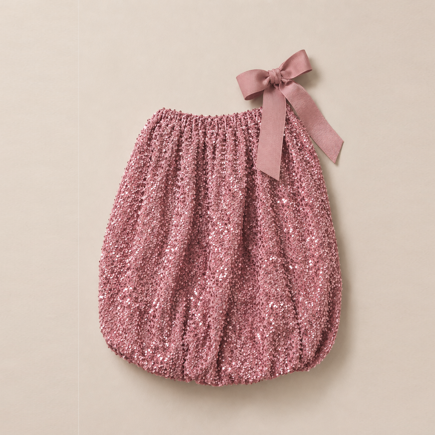 MME. "SEQUIN" BUBBLE Dress - ROSE PINK