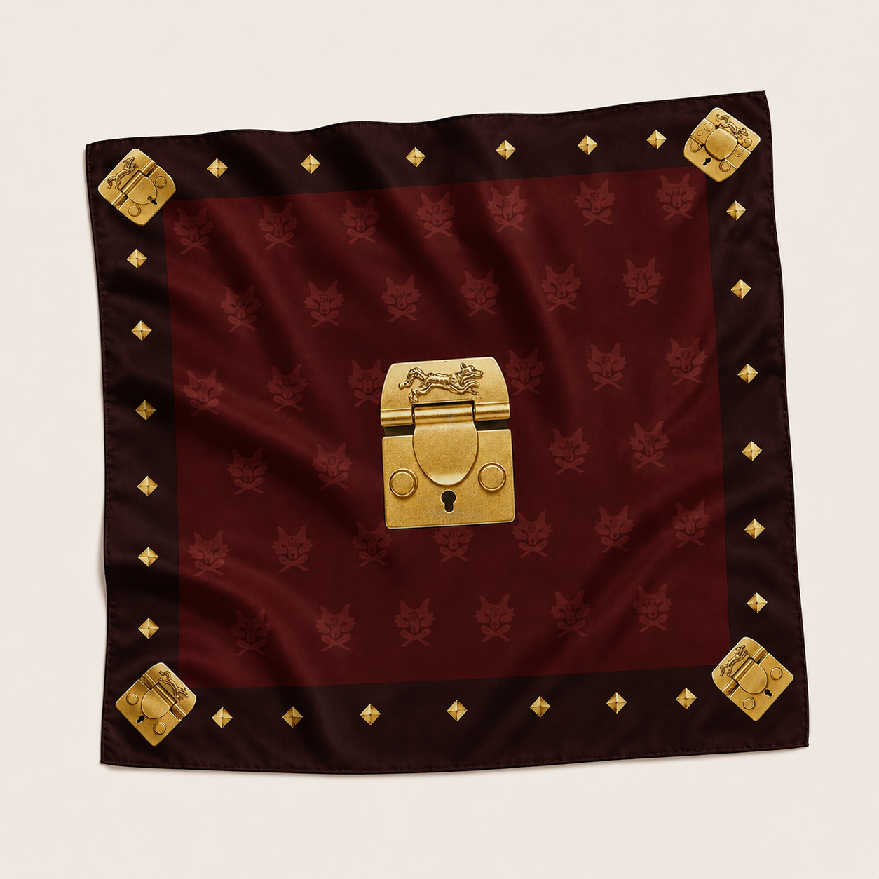 MME. TRUNK SCARF - BURGUNDY