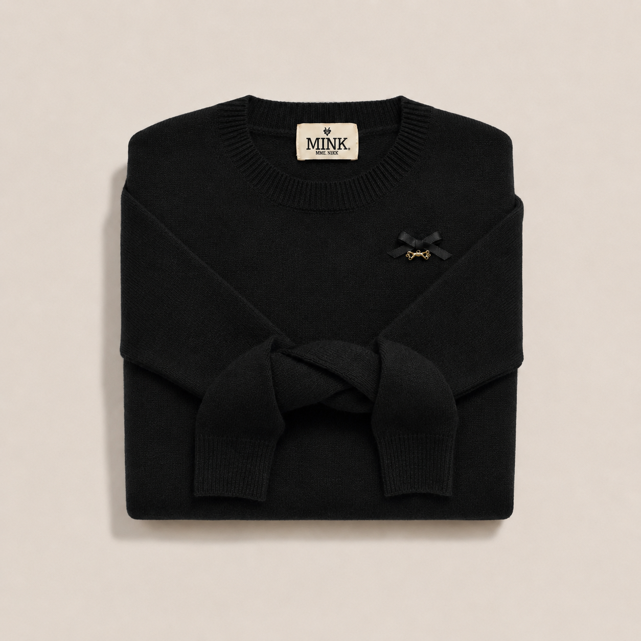 MME. Cashmere "Pully" - Noir