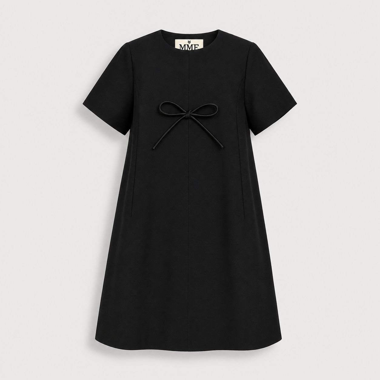 MME. CARLTON MINI BOW DRESS - NOIR