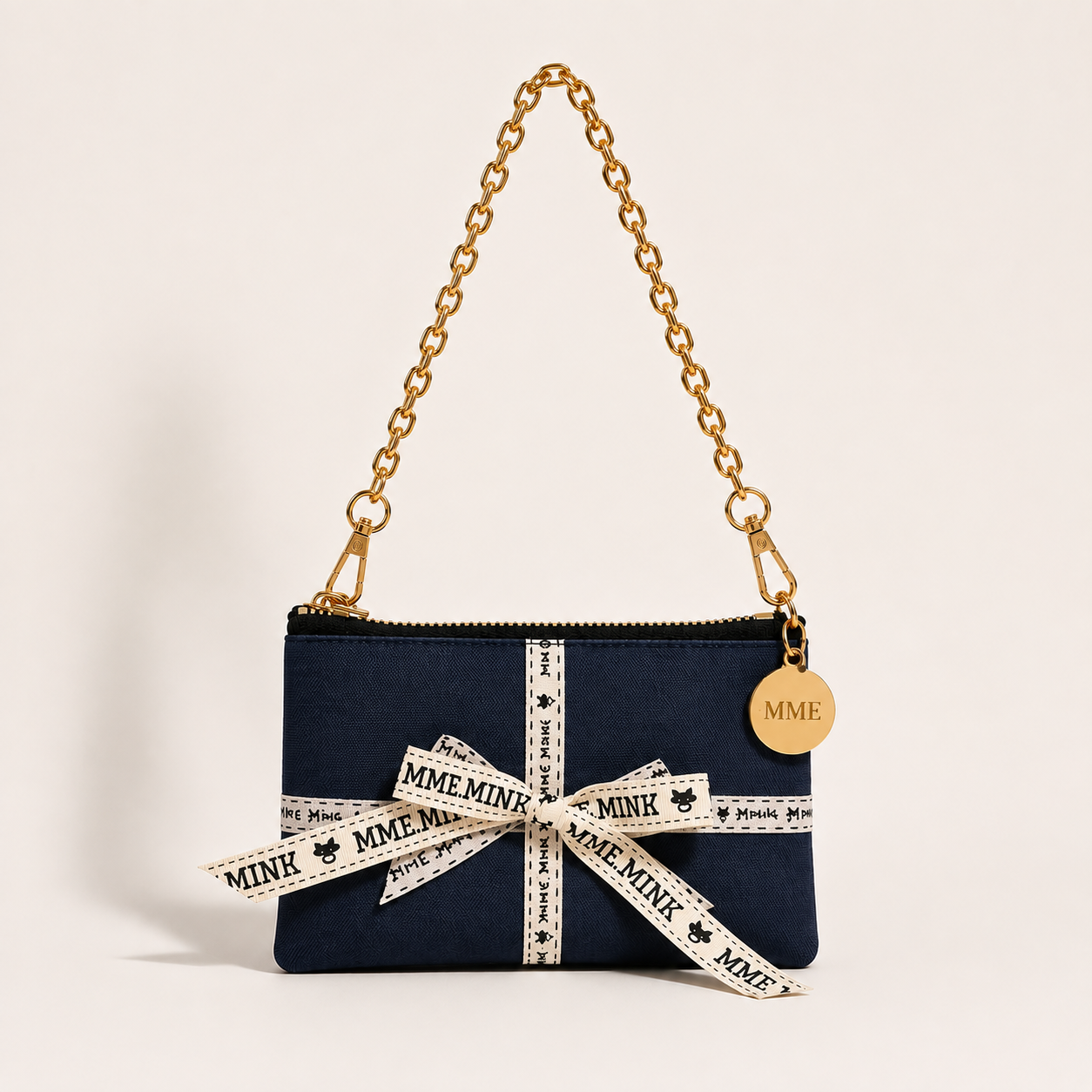 MME. CHAIN POUCHETTE - DARK NAVY