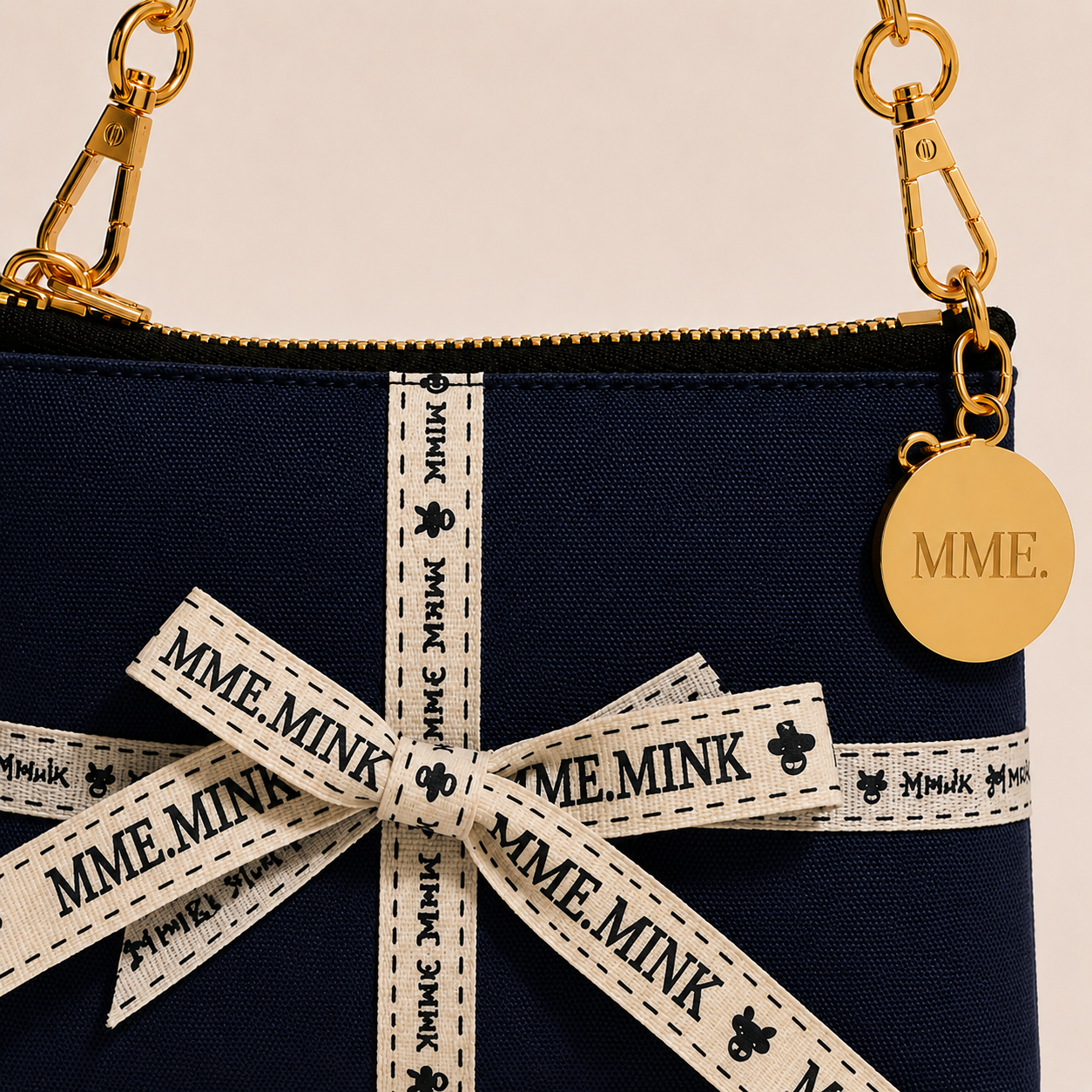 MME. CHAIN POUCHETTE - DARK NAVY