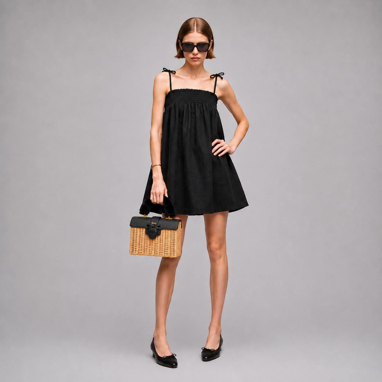 MME. MINUIT Dress - NOIR