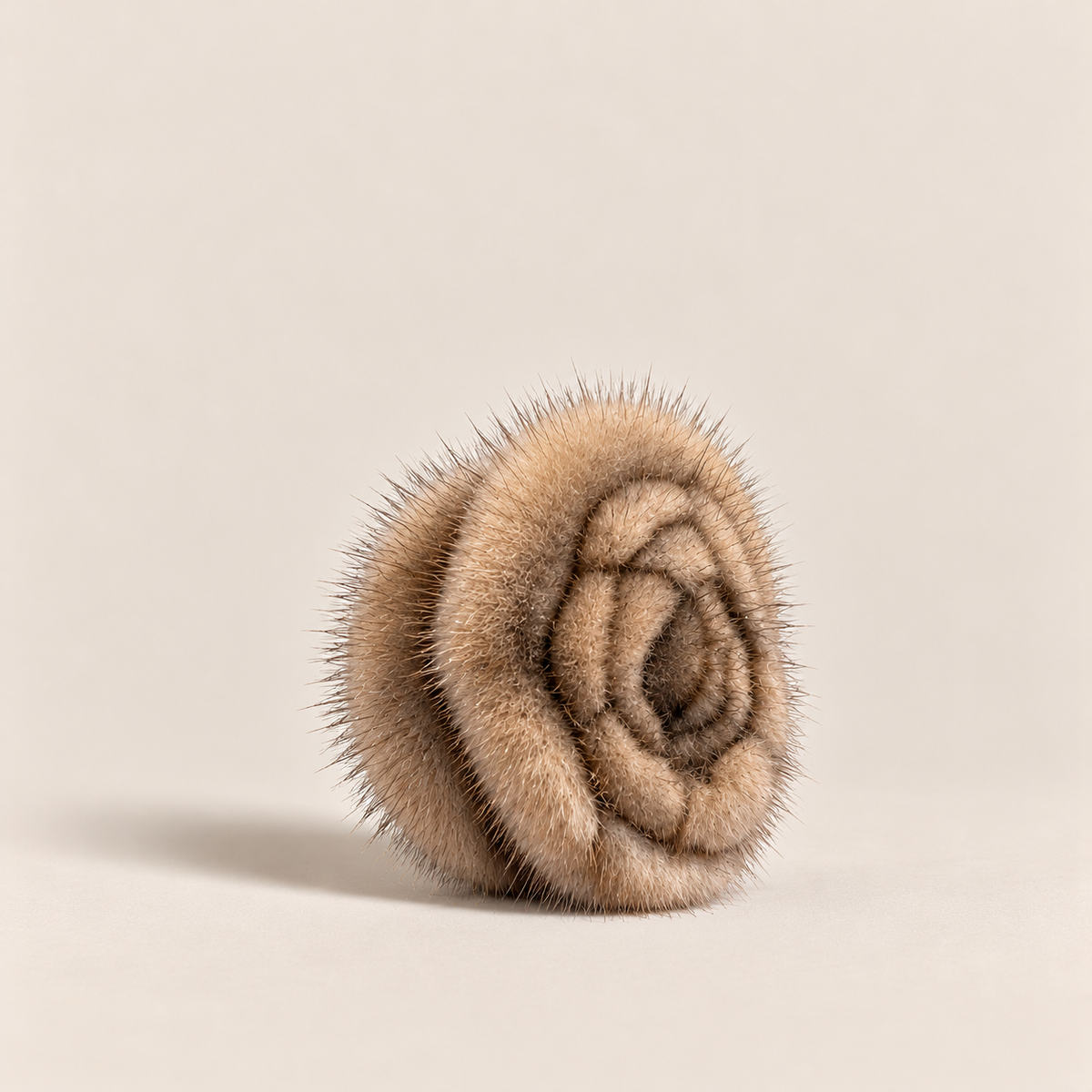 THE MINKY BROOCH - SABLE