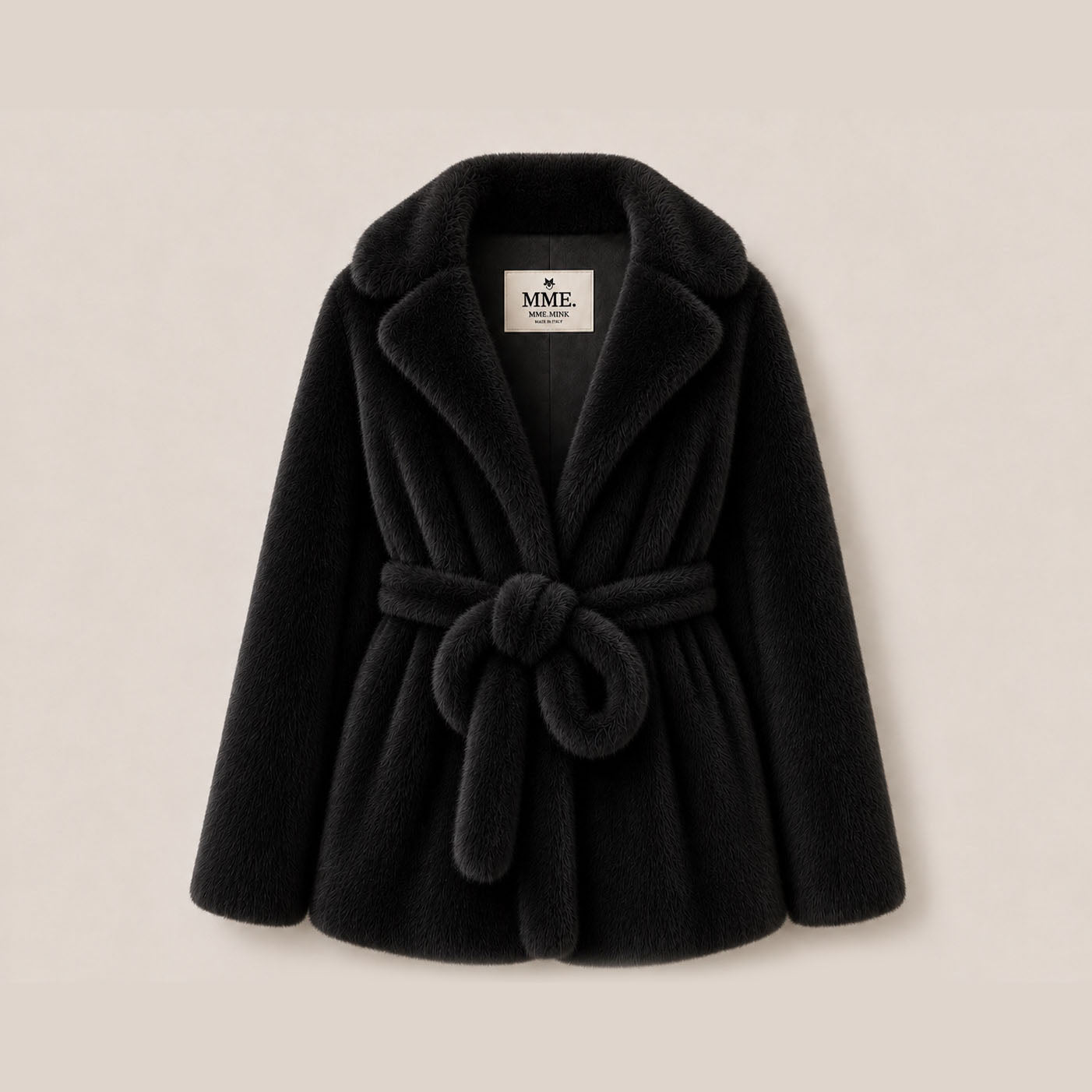MME. Carlton Coat - NOIR
