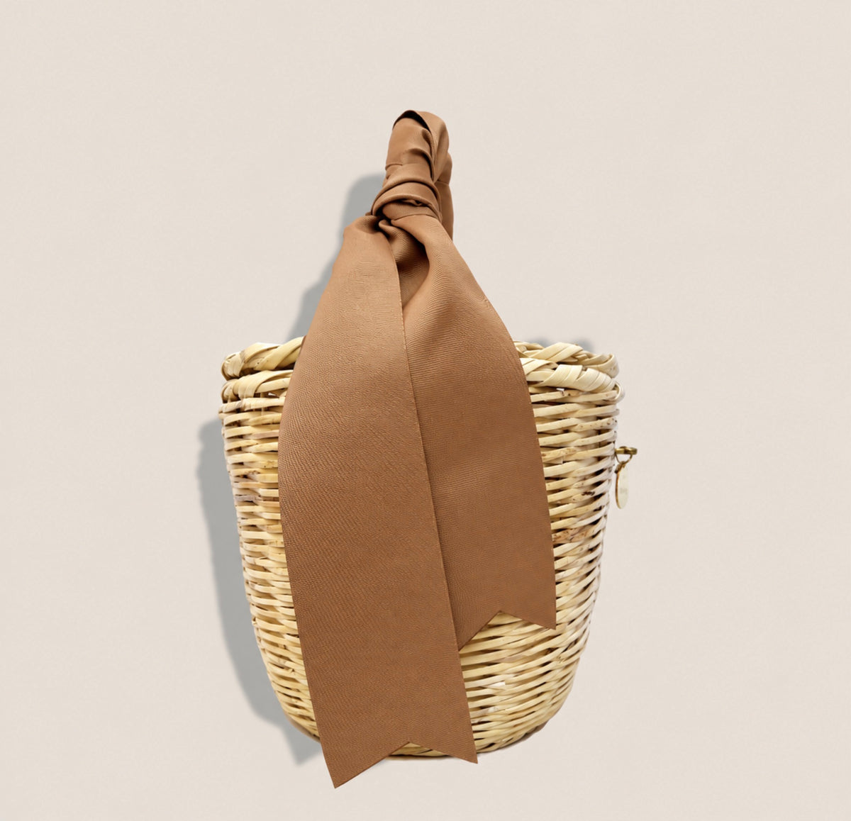 MME. LEGACY BIRK BASKET - CAMEL