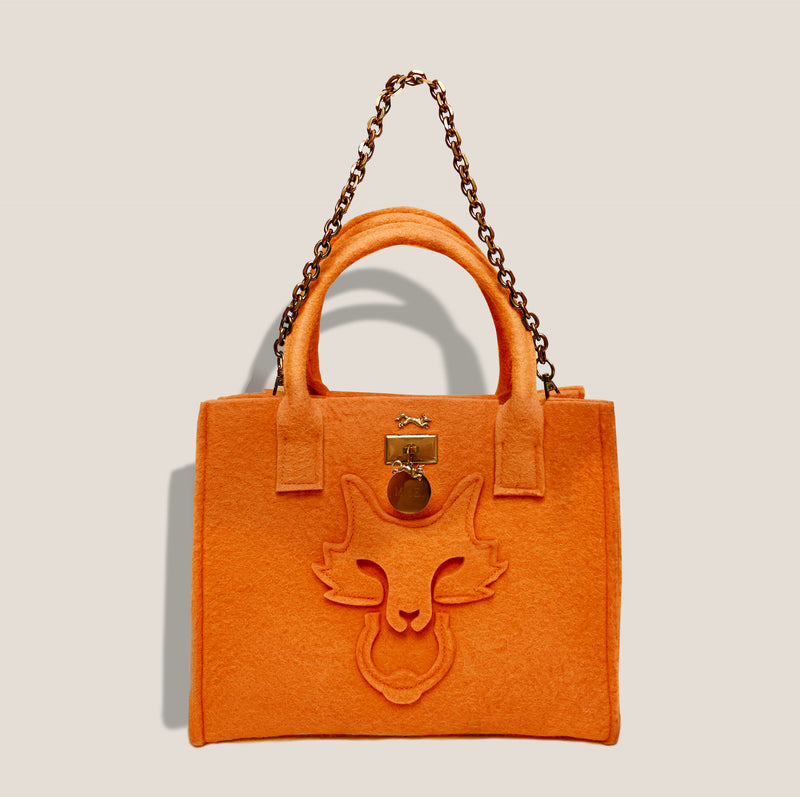 Mme.MINKTHE BRUNCH TOTE - Clementine