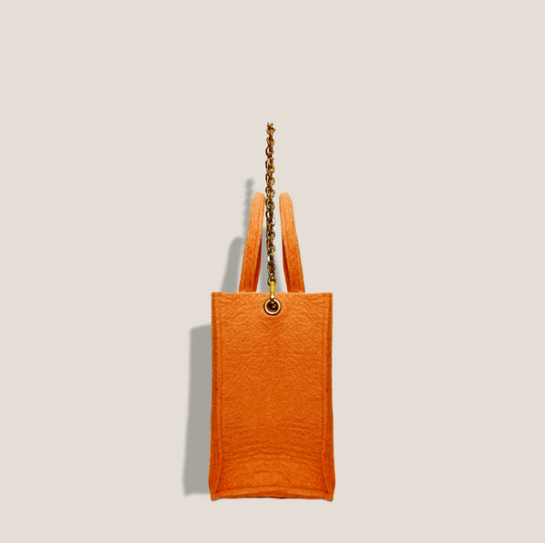 Mme.MINKTHE BRUNCH TOTE - Clementine