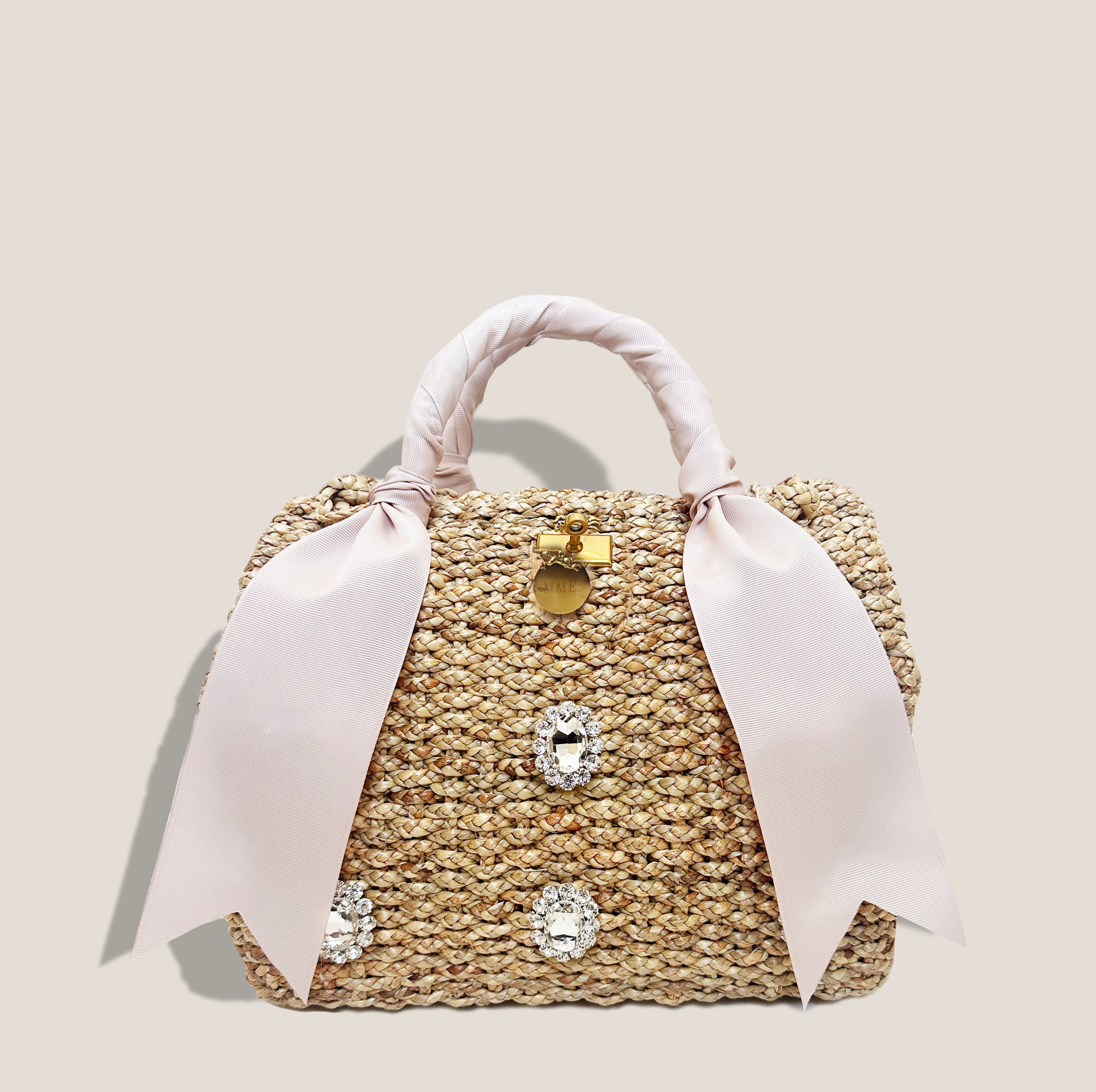 MME. CRYSTAL DR. TOTE - NUDE PINK