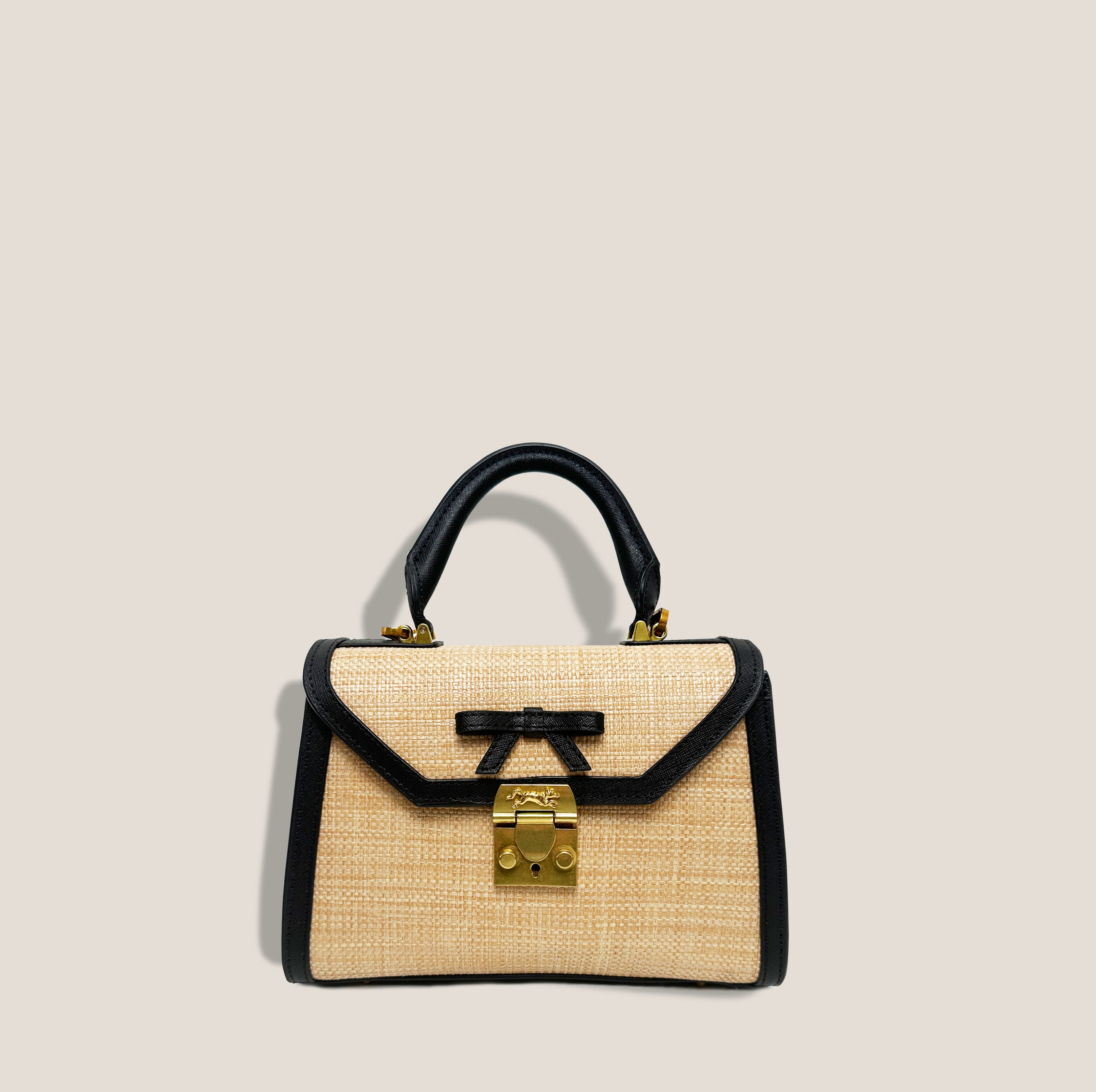 MME. AUDREY BAG - Woven Edition NOIR