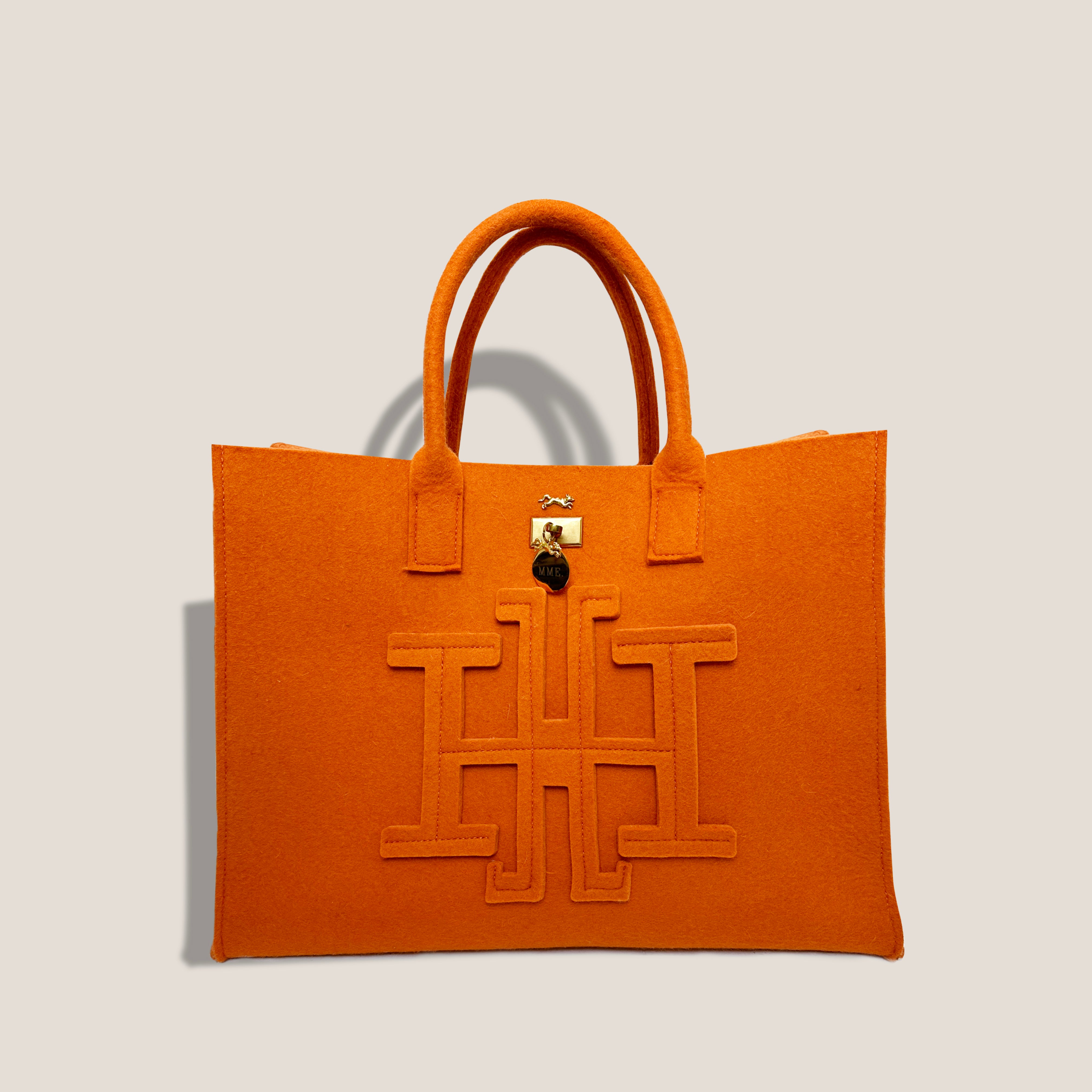BRUNCH AT MADISON PARK FELT TOTE "CLEMENTINE" GRAND