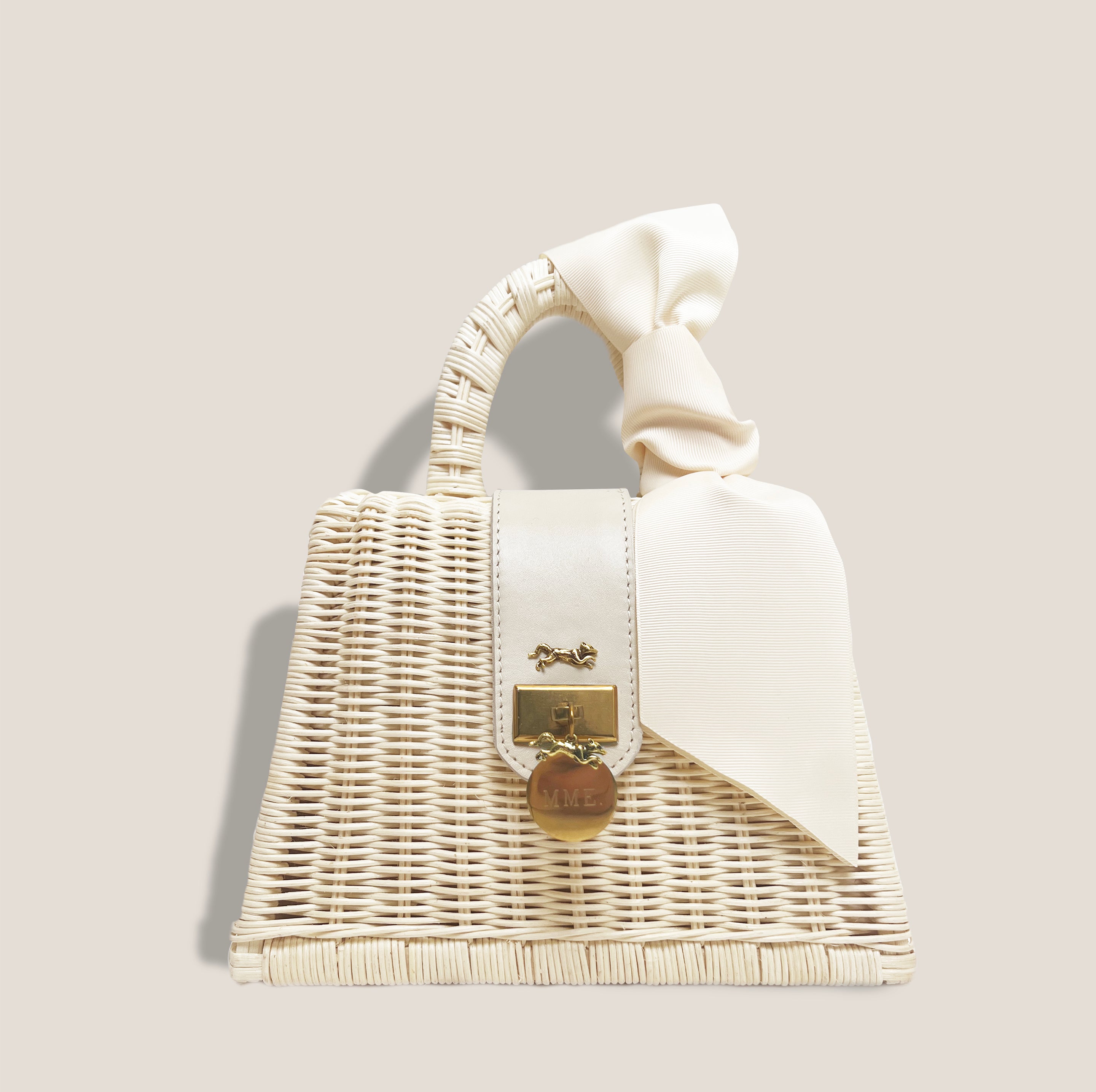 MME. MONACO PETITE BAG - CREME*