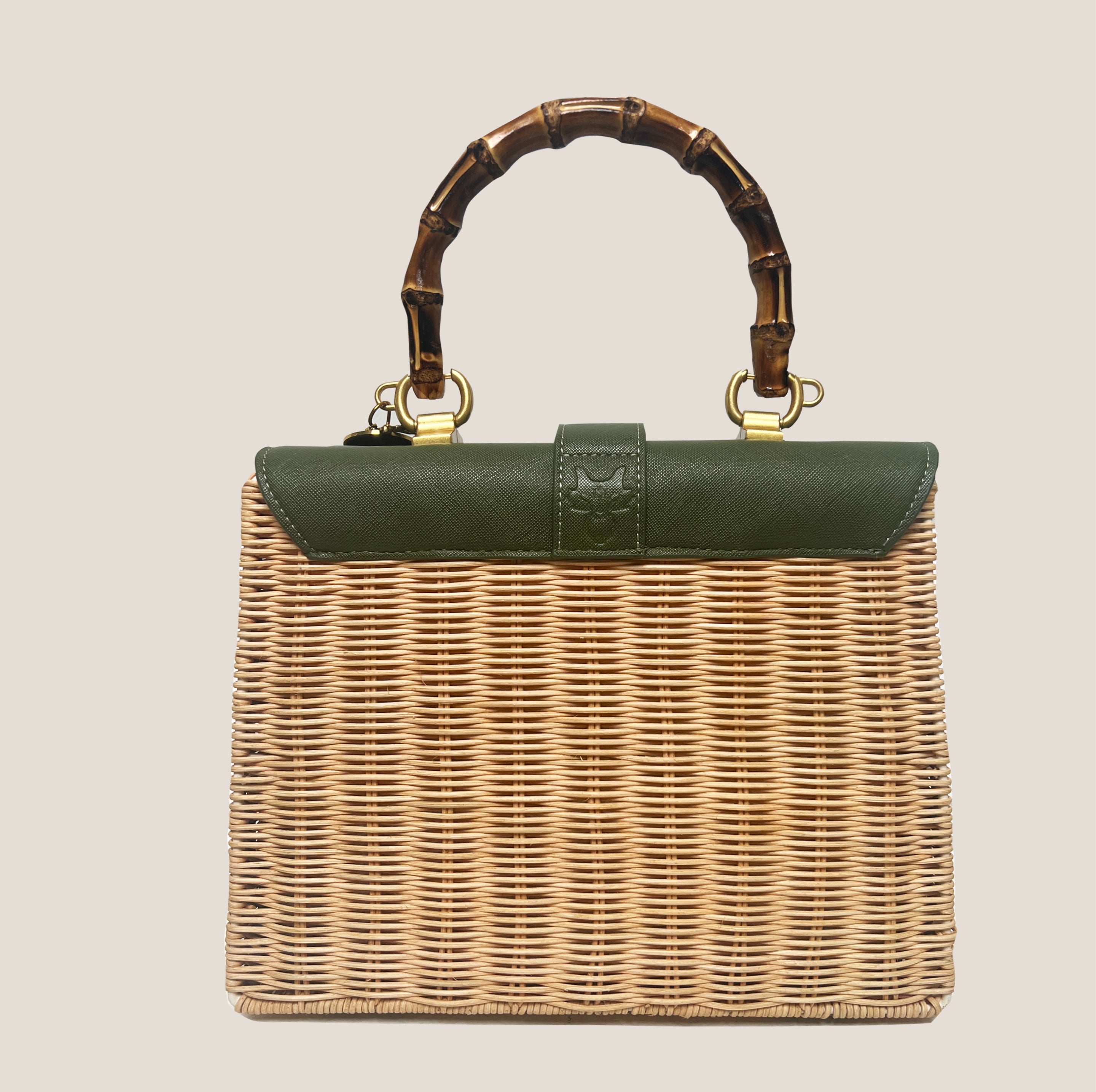 MISS ONASSIS BASKET - MOSS*