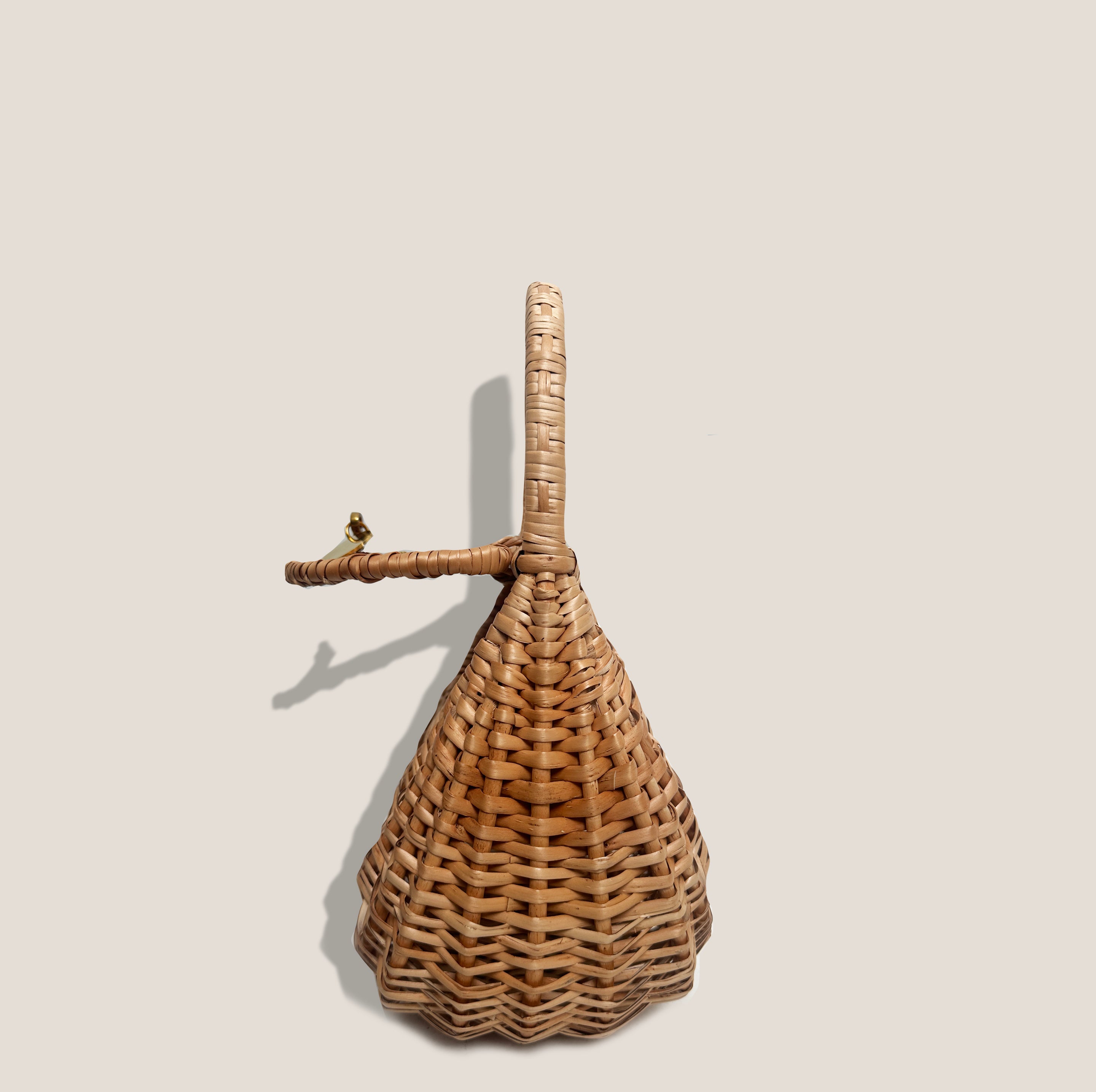 MME. CAP FERRAT BASKET BAG - MOSS