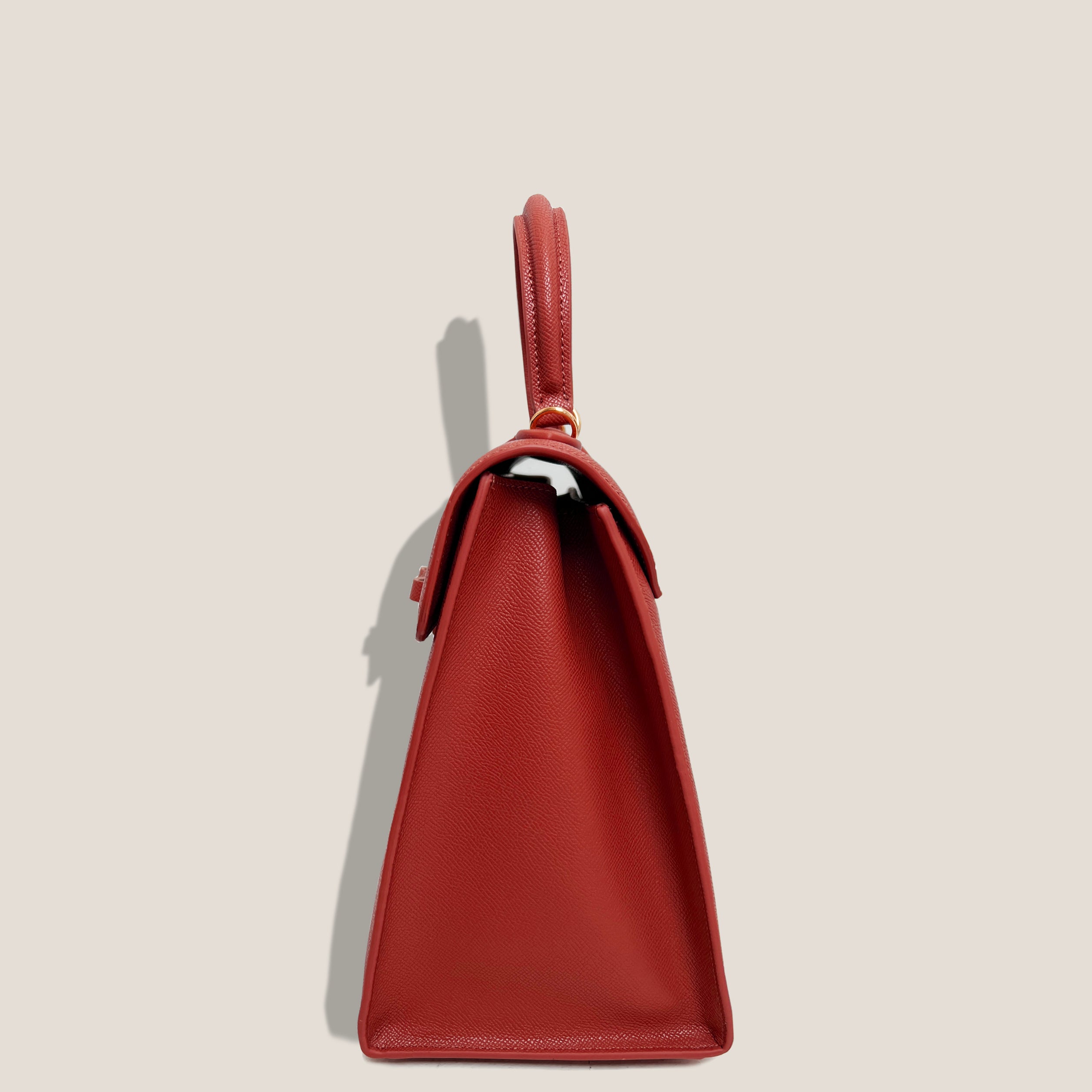 THE CARLTON BOW BAG in Poppy