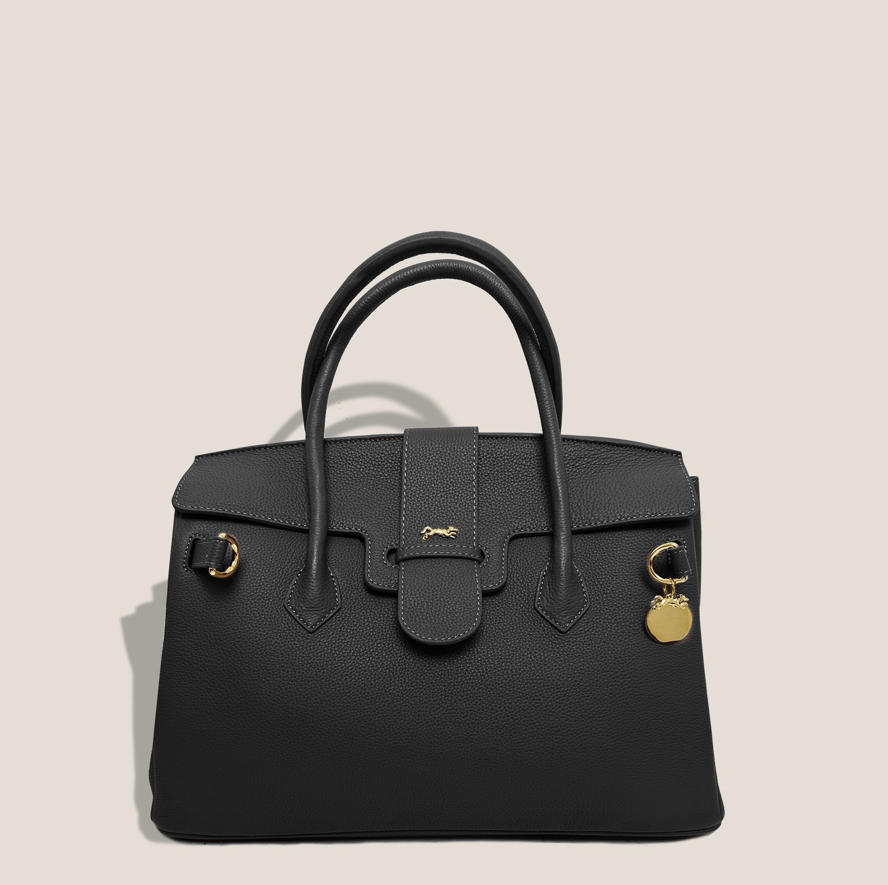 The ONASSIS 35 TOTE - TOGO NOIR – Mme.MINK