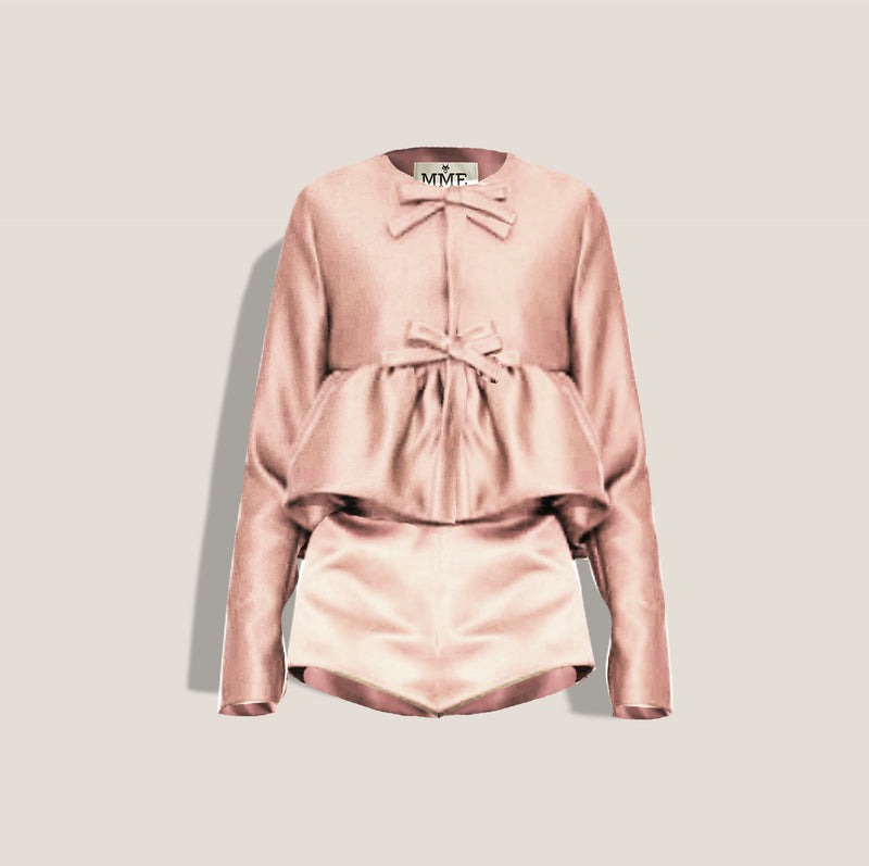 Mme.MINKMME.MINK ELEANOR SUIT - Nude Pink