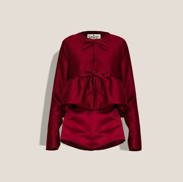 Mme.MINKMME.MINK ELEANOR SUIT - Ruby