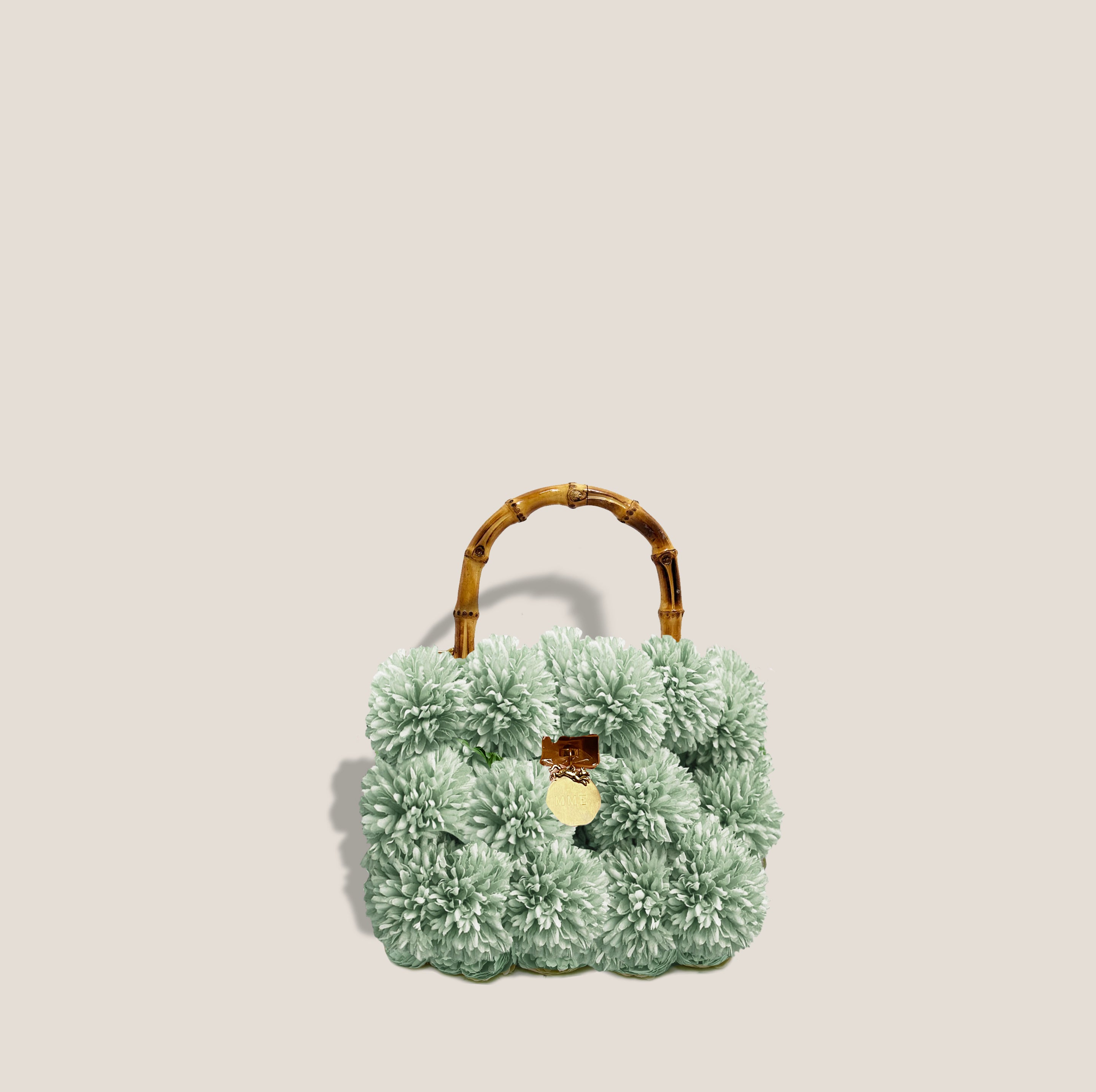 MME. MINI MUM BOUQUET CLUTCH - FRENCH GREEN