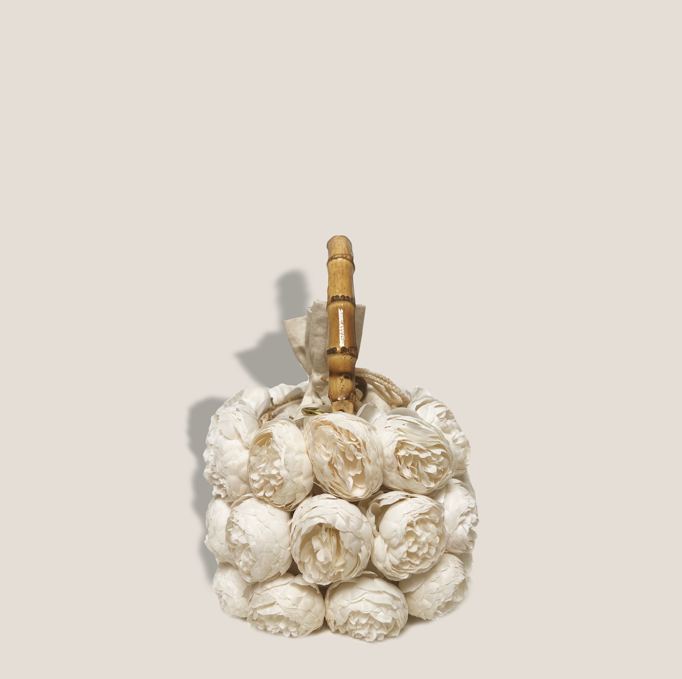 MME. PEONY CREAM BOUQUET Tote - CREAM