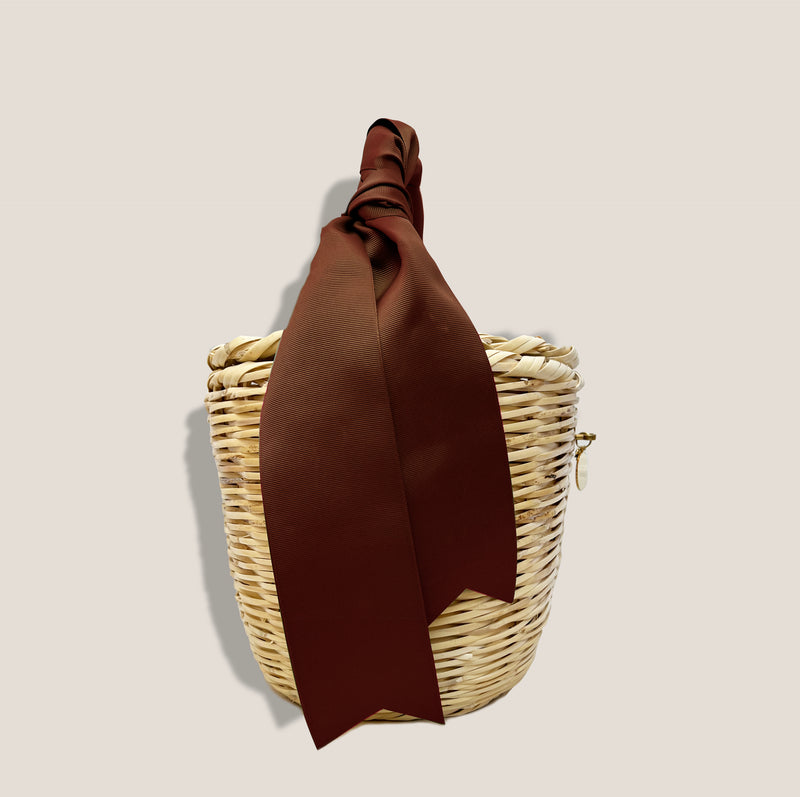 Mme.MINKMME. LEGACY BIRK BASKET - COGNAC