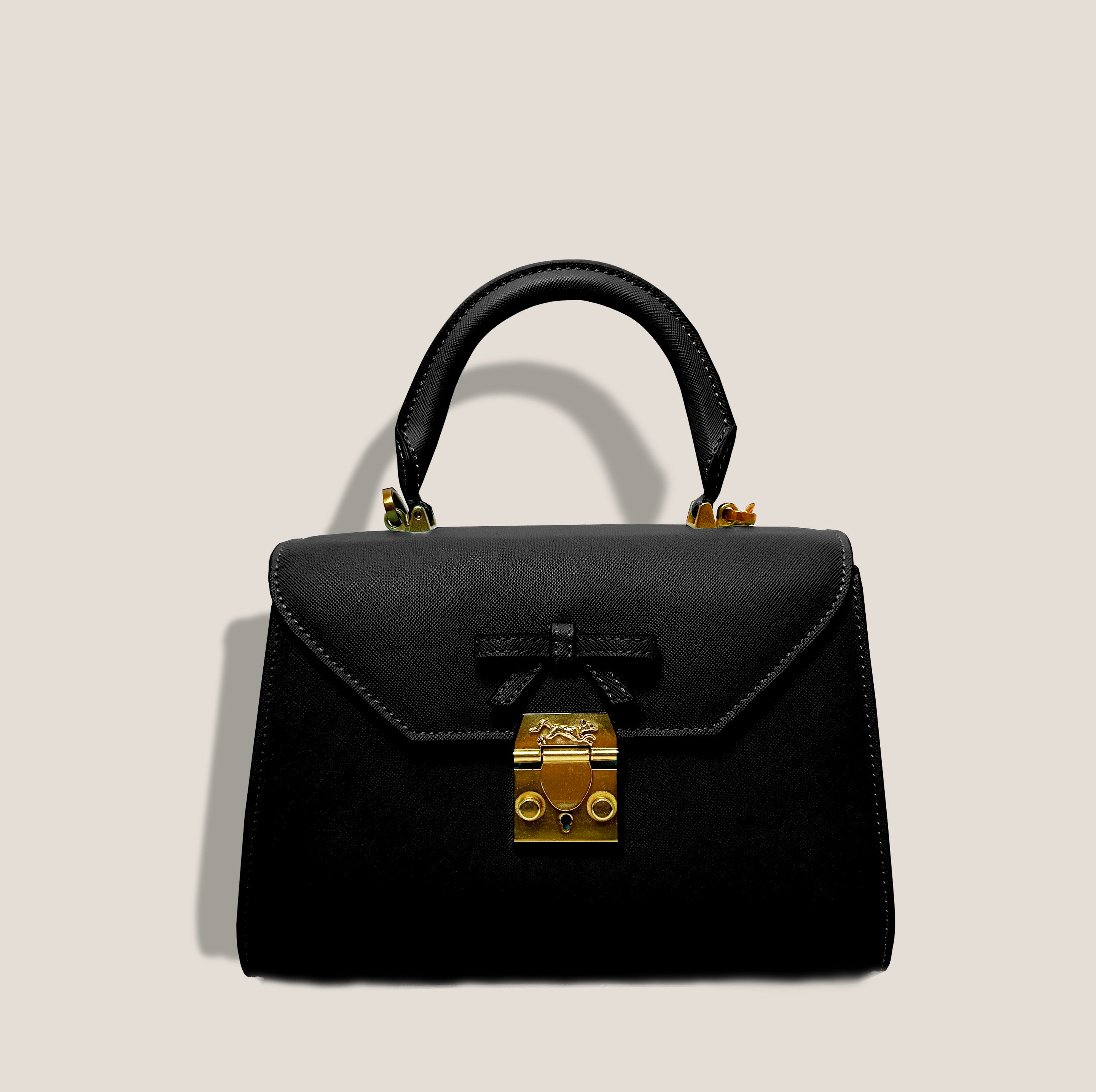 MME. AUDREY BOW Bag - NOIR