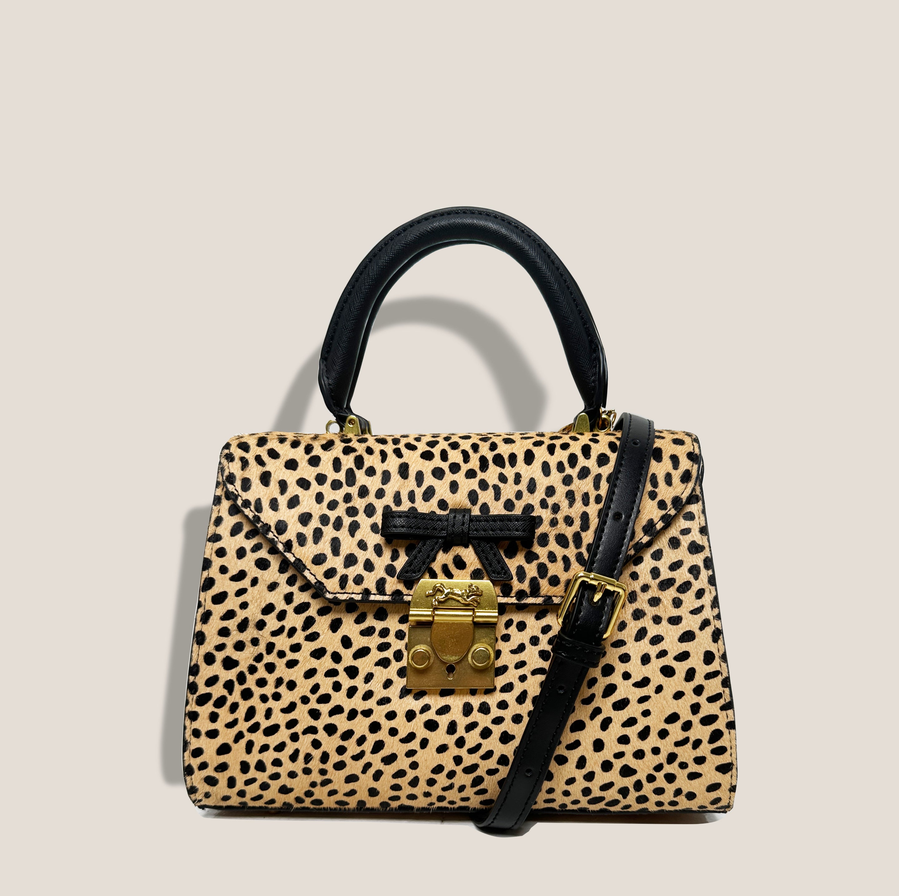 MME. AUDREY BOW Bag - CHEETAH