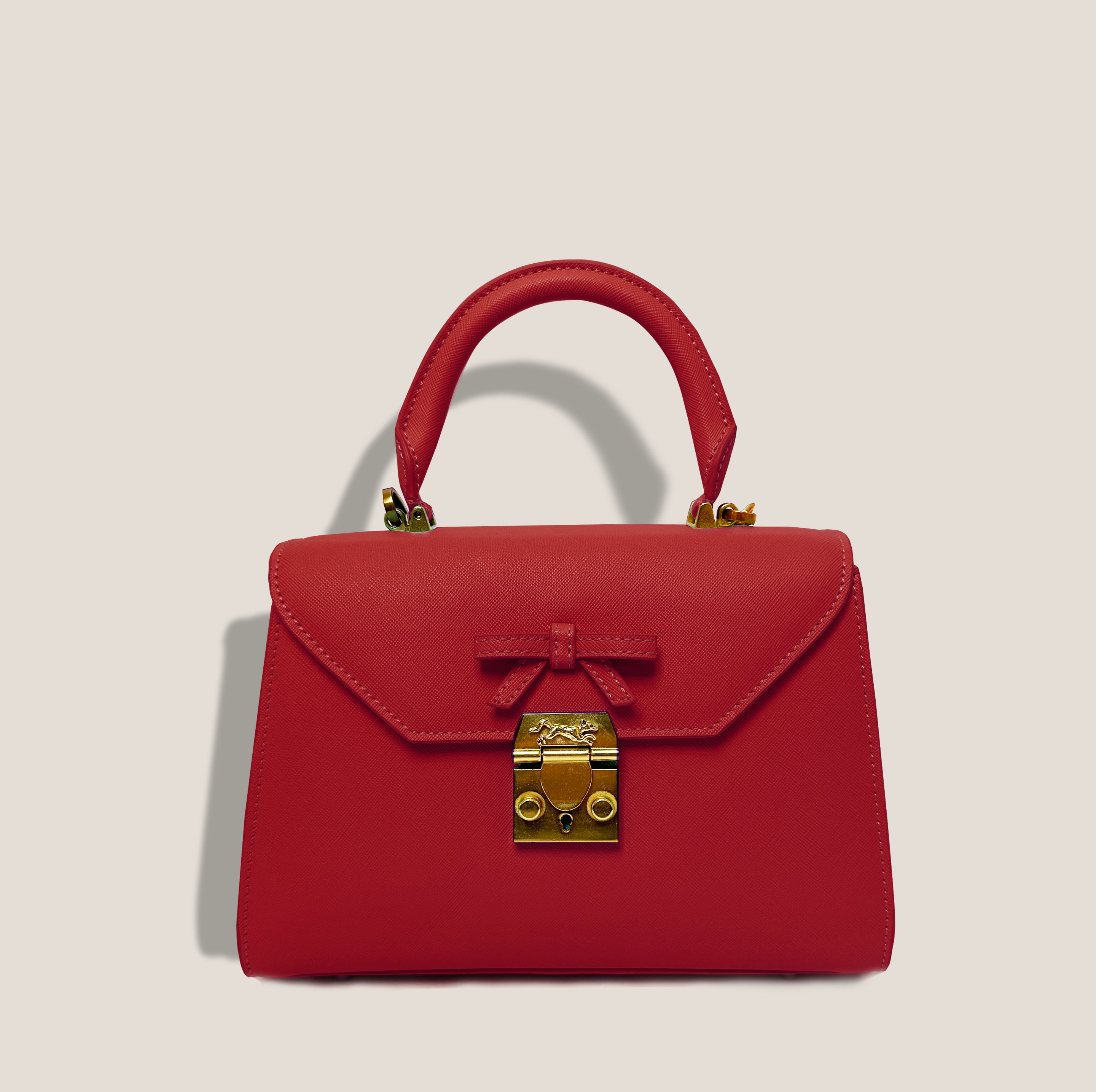 MME. AUDREY BOW Bag - RUBY – Mme.MINK