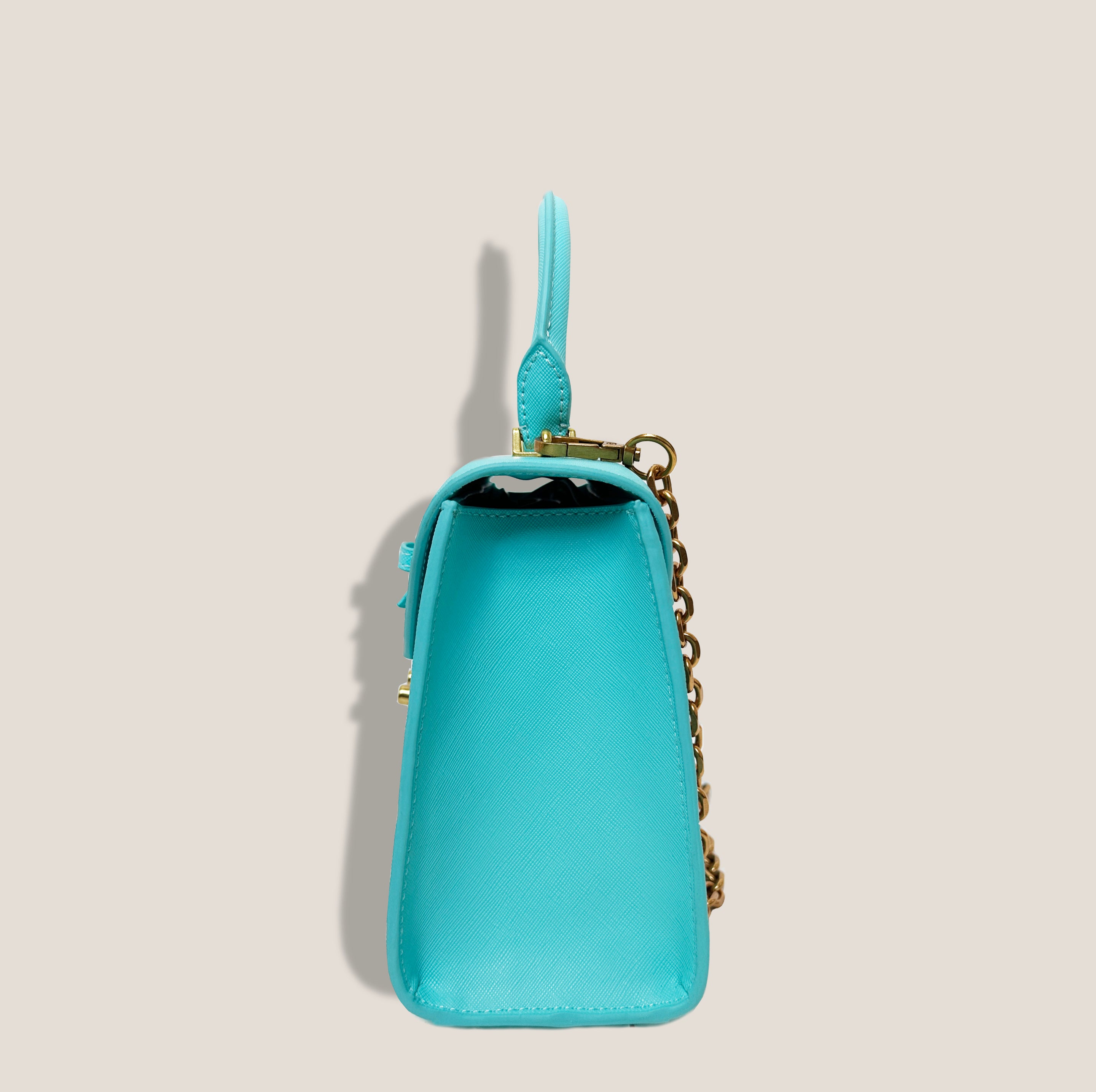 MME. AUDREY BOW Bag - BREAKFAST BLUE
