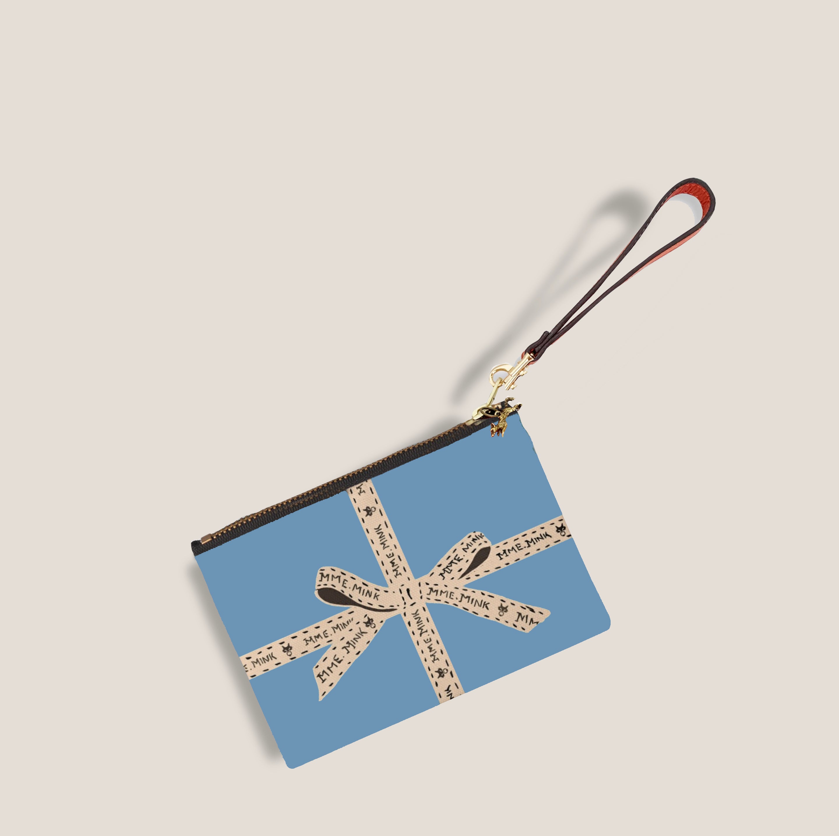 Miss MONEY PENNY  Mini Pouchette - BLUE