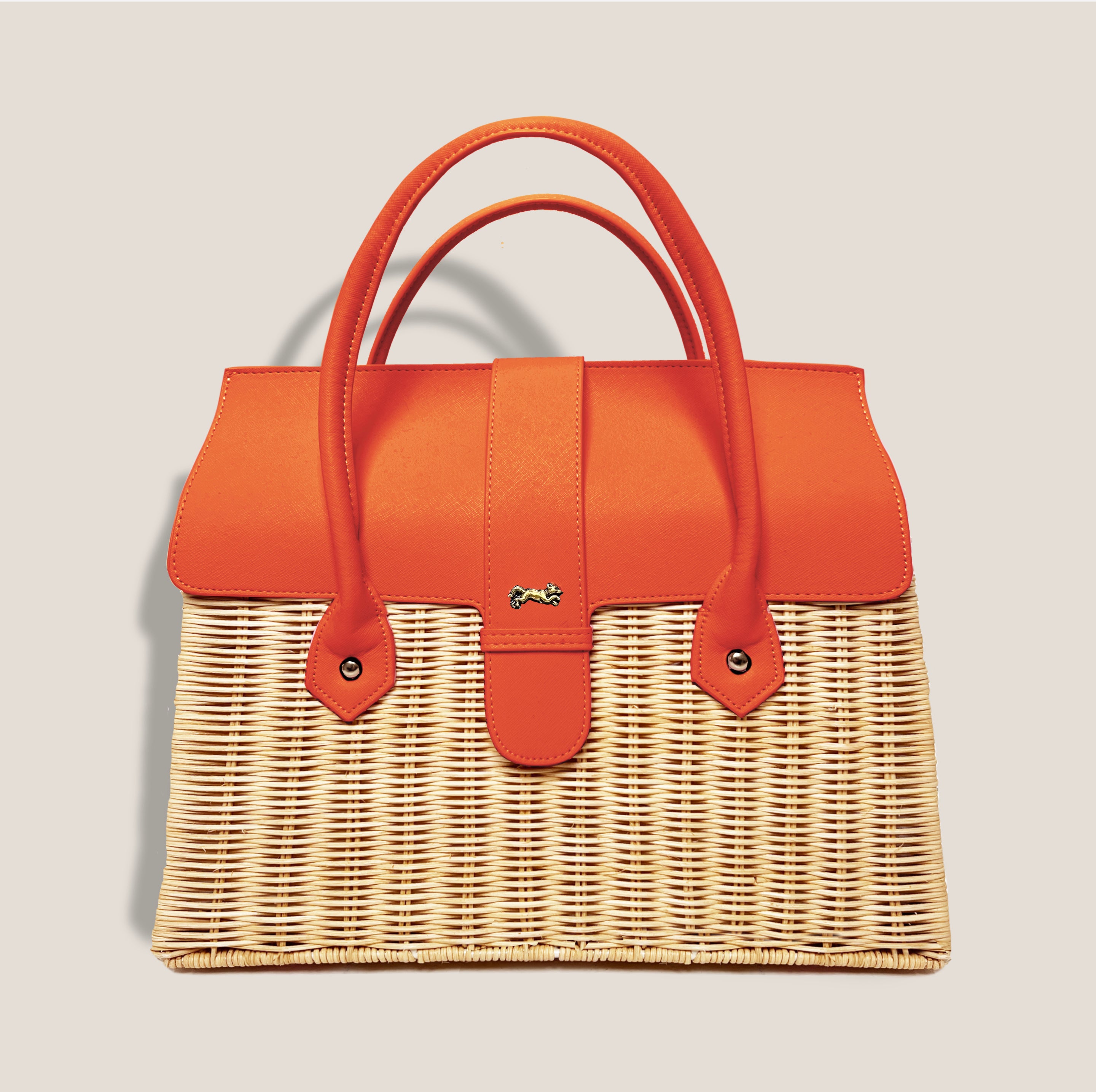 THE ONASSIS 35 BASKET - CLEMENTINE*
