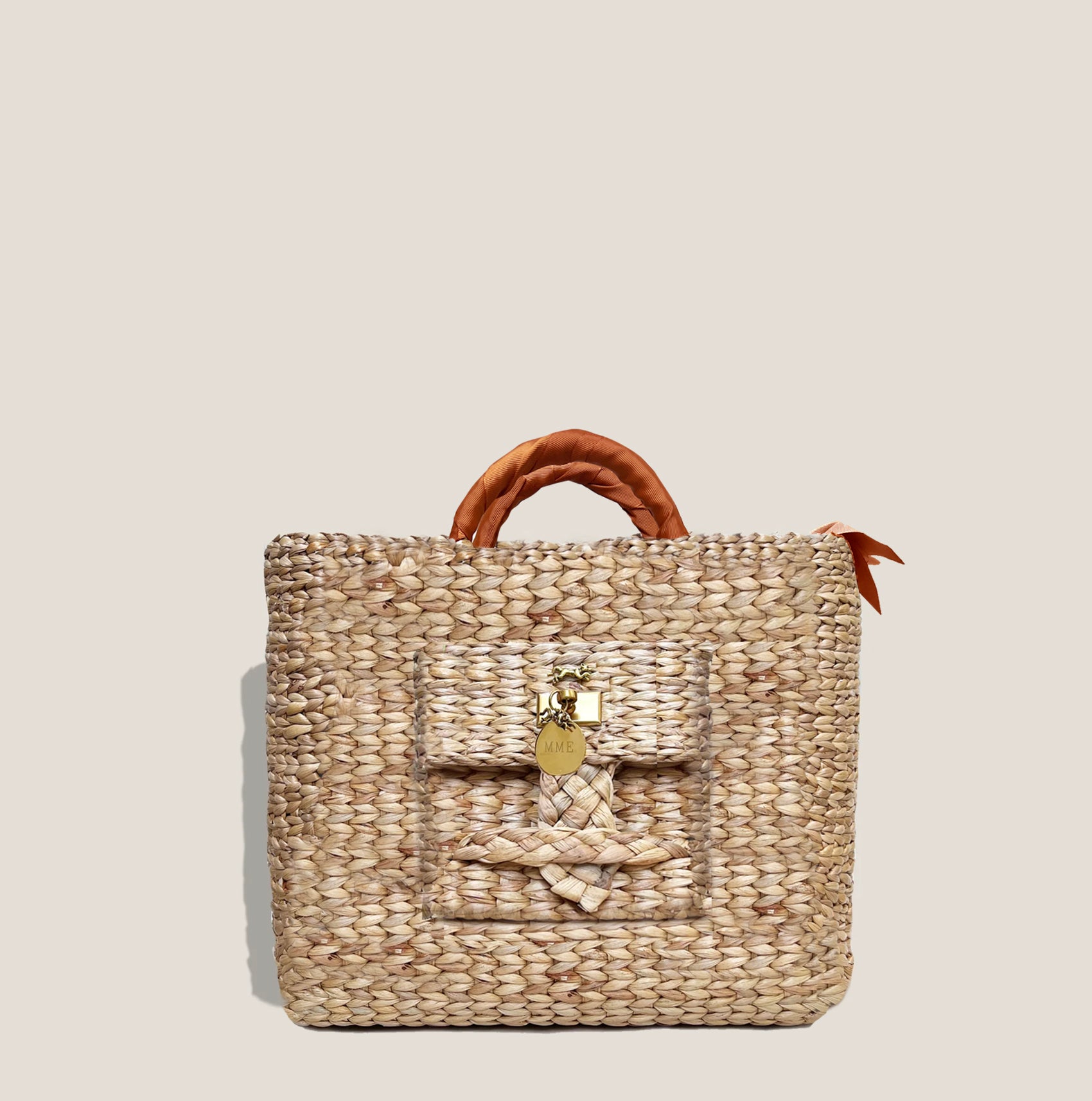 MME. SISSY POCKET TOTE -  Cognac