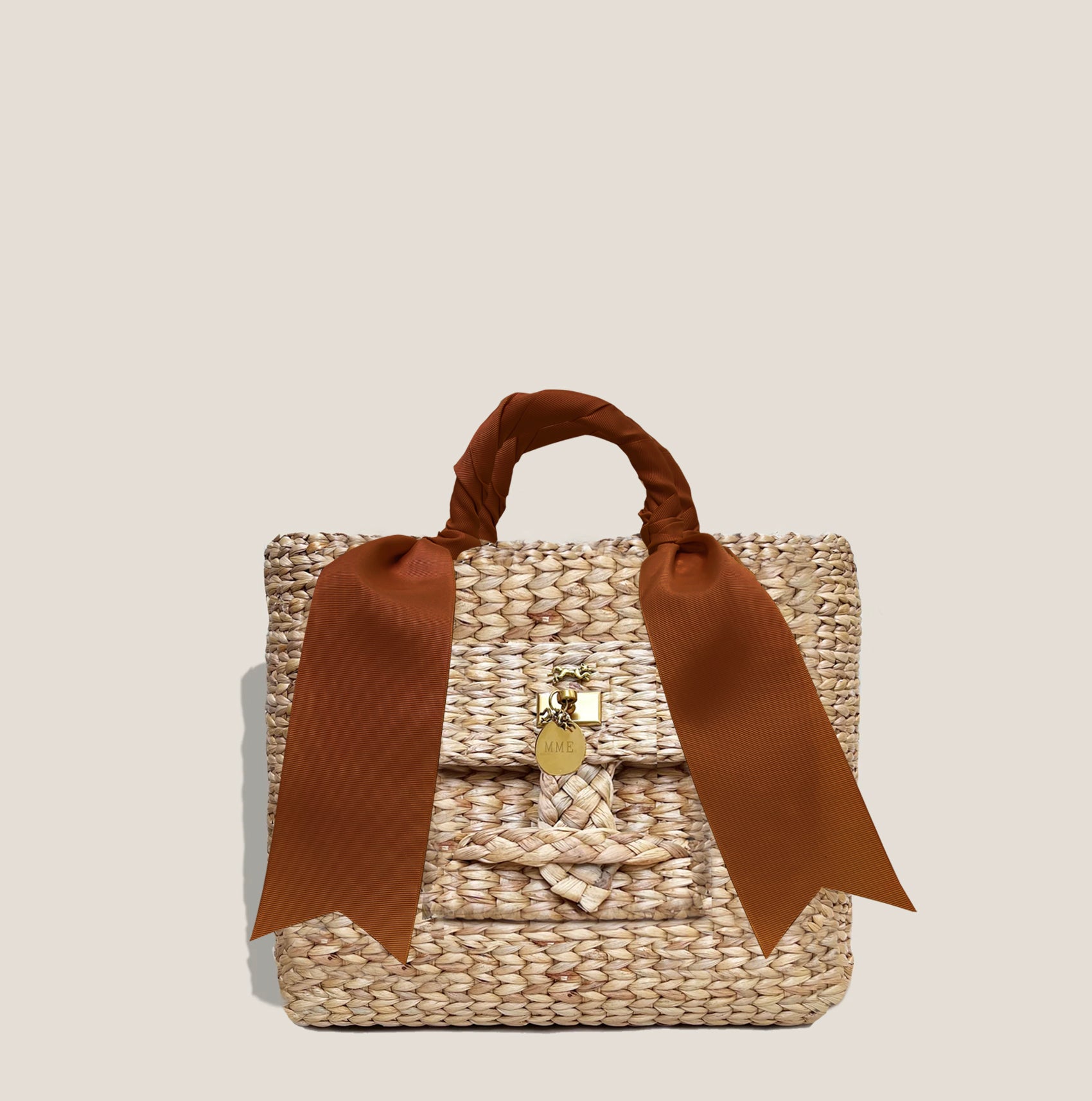 MME. SISSY POCKET TOTE -  Cognac