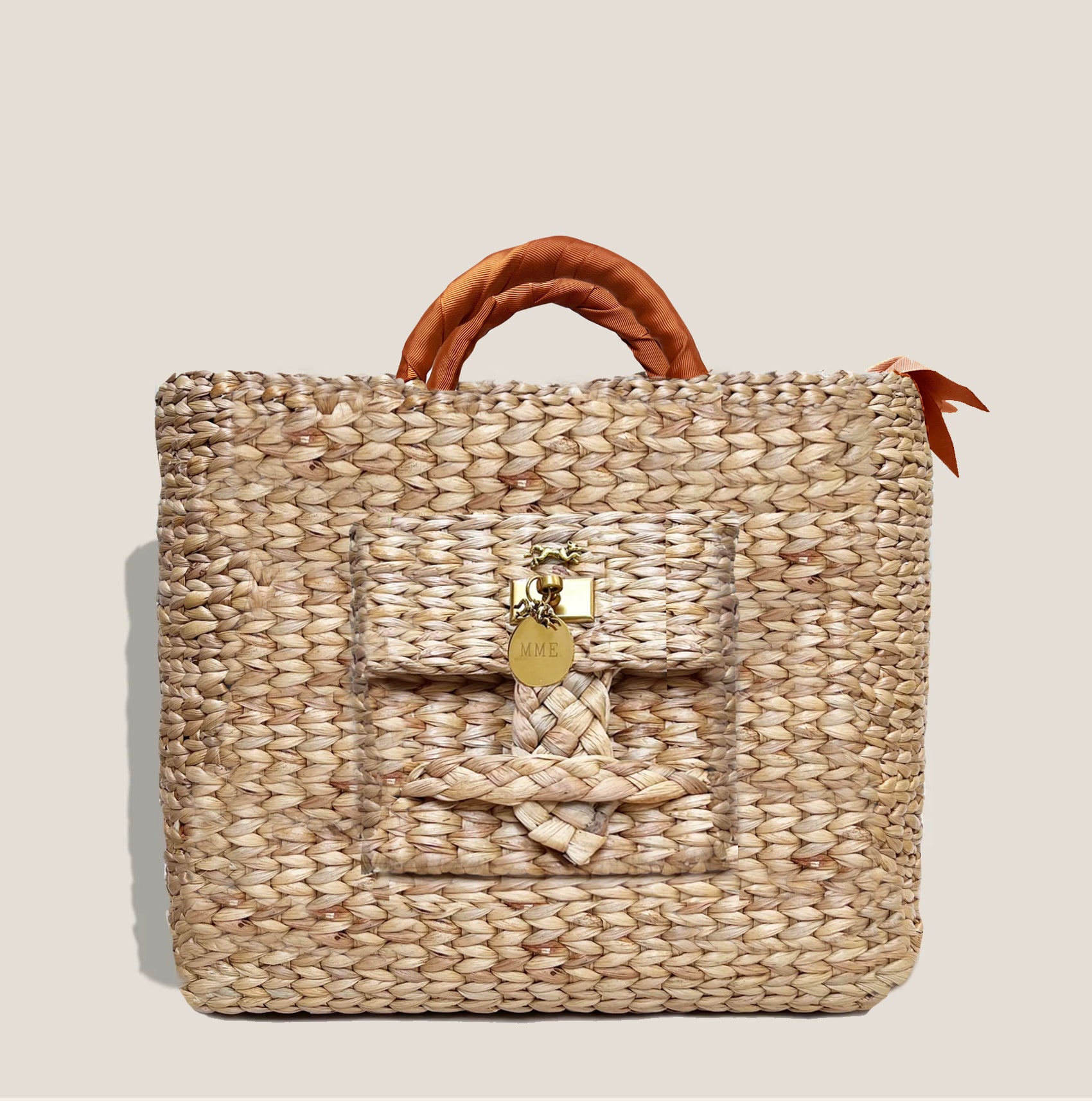 MME. SISSY POCKET TOTE -  Cognac